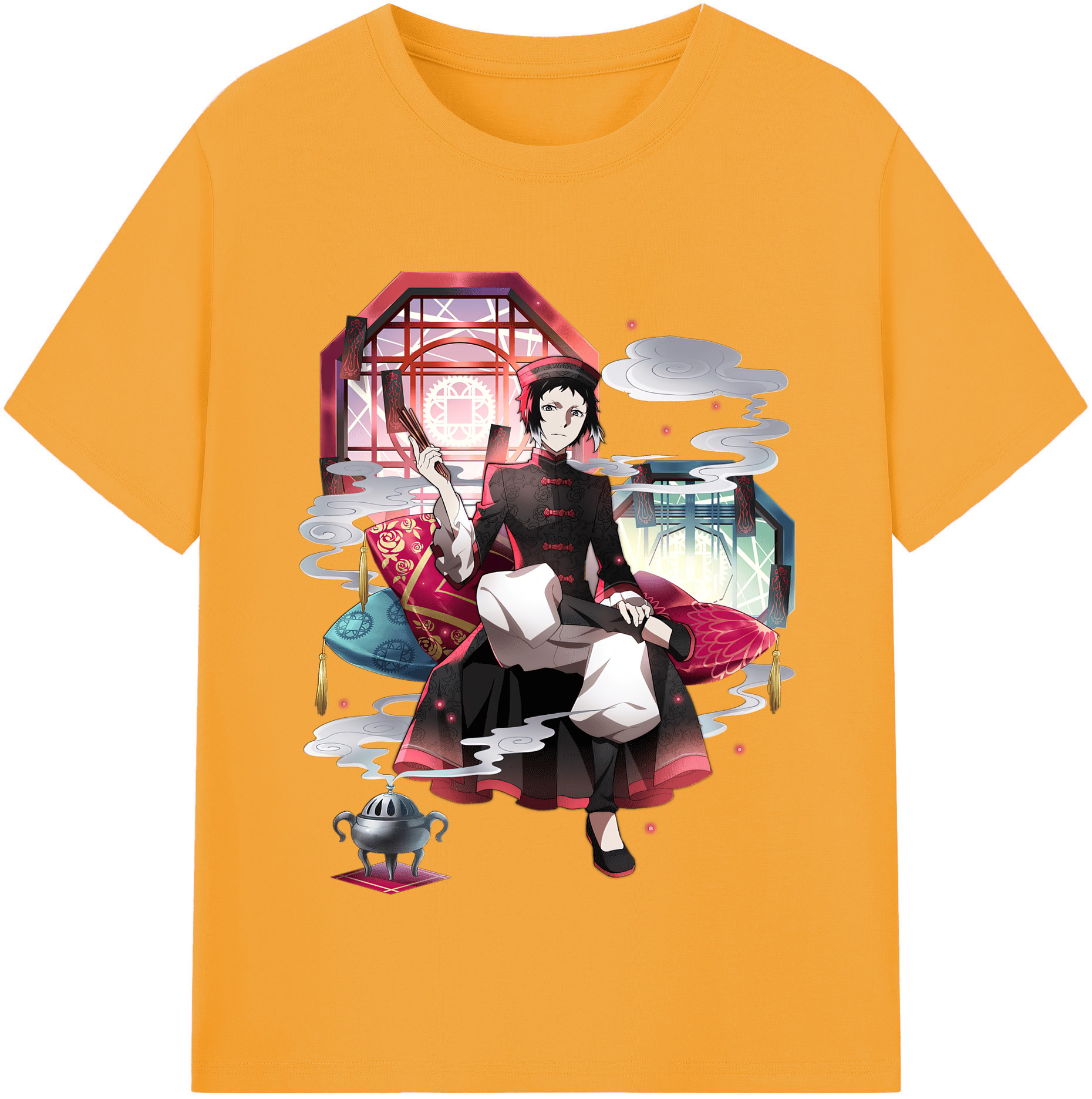 （画像用） 文豪ストレイドッグス Bungo Stray Dogs 綿100％半袖Tシャツ（フロントプリント）
