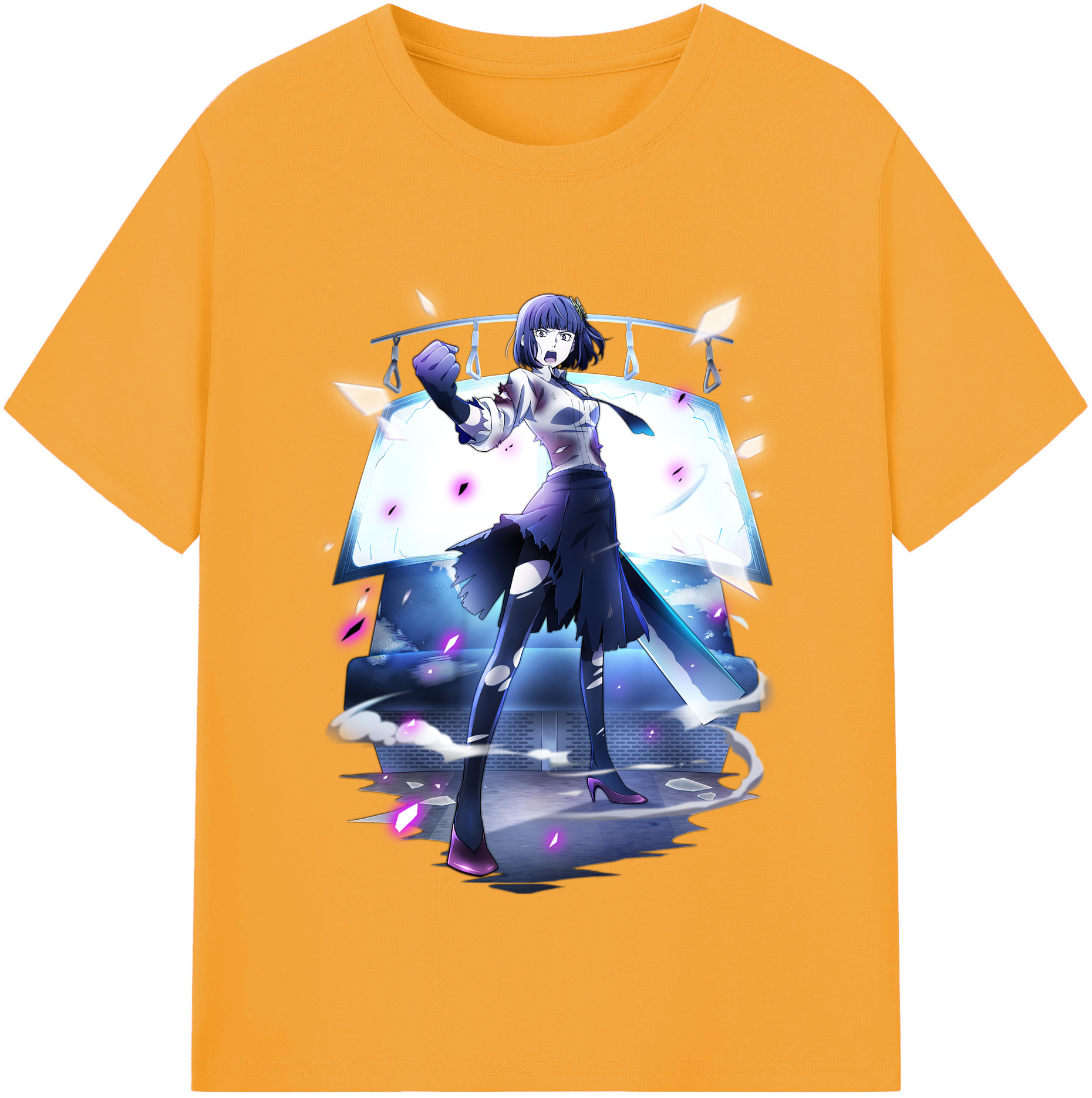 （画像用） 文豪ストレイドッグス Bungo Stray Dogs 綿100％半袖Tシャツ（フロントプリント）