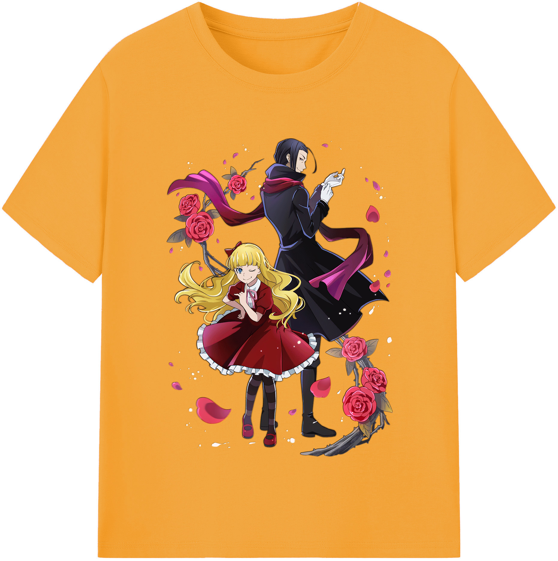 （画像用） 文豪ストレイドッグス Bungo Stray Dogs 綿100％半袖Tシャツ（フロントプリント）