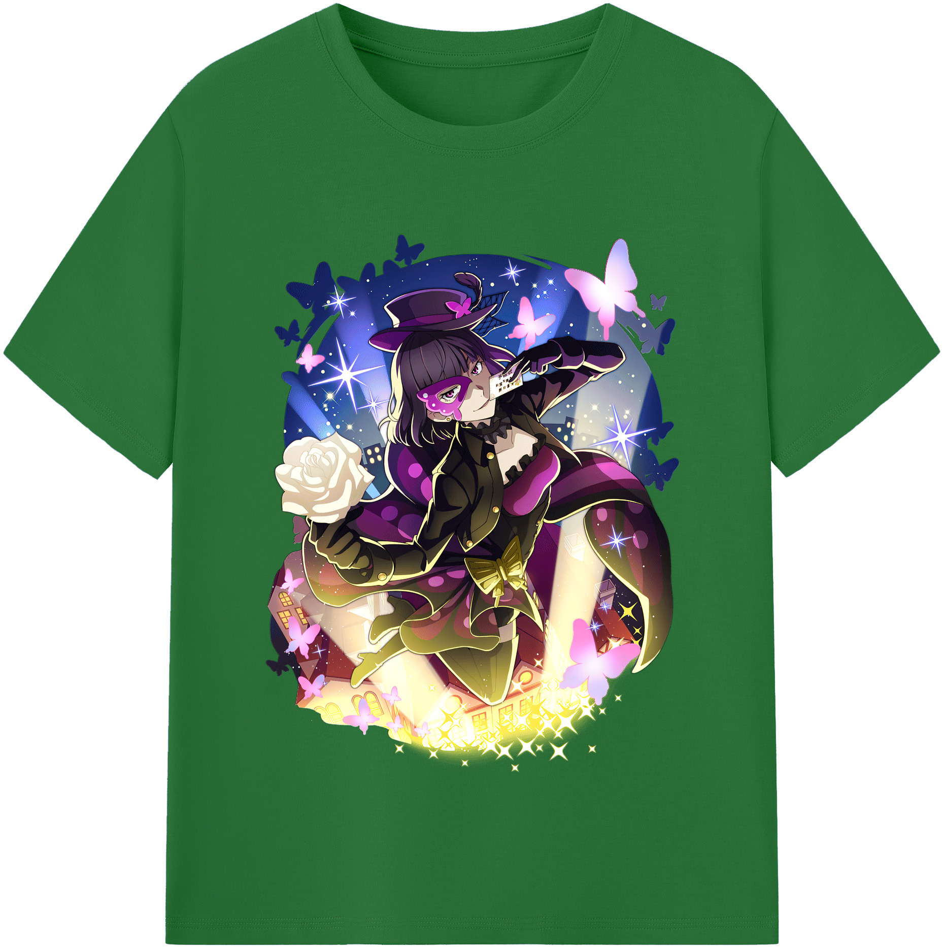 （画像用） 文豪ストレイドッグス Bungo Stray Dogs 綿100％半袖Tシャツ（フロントプリント）
