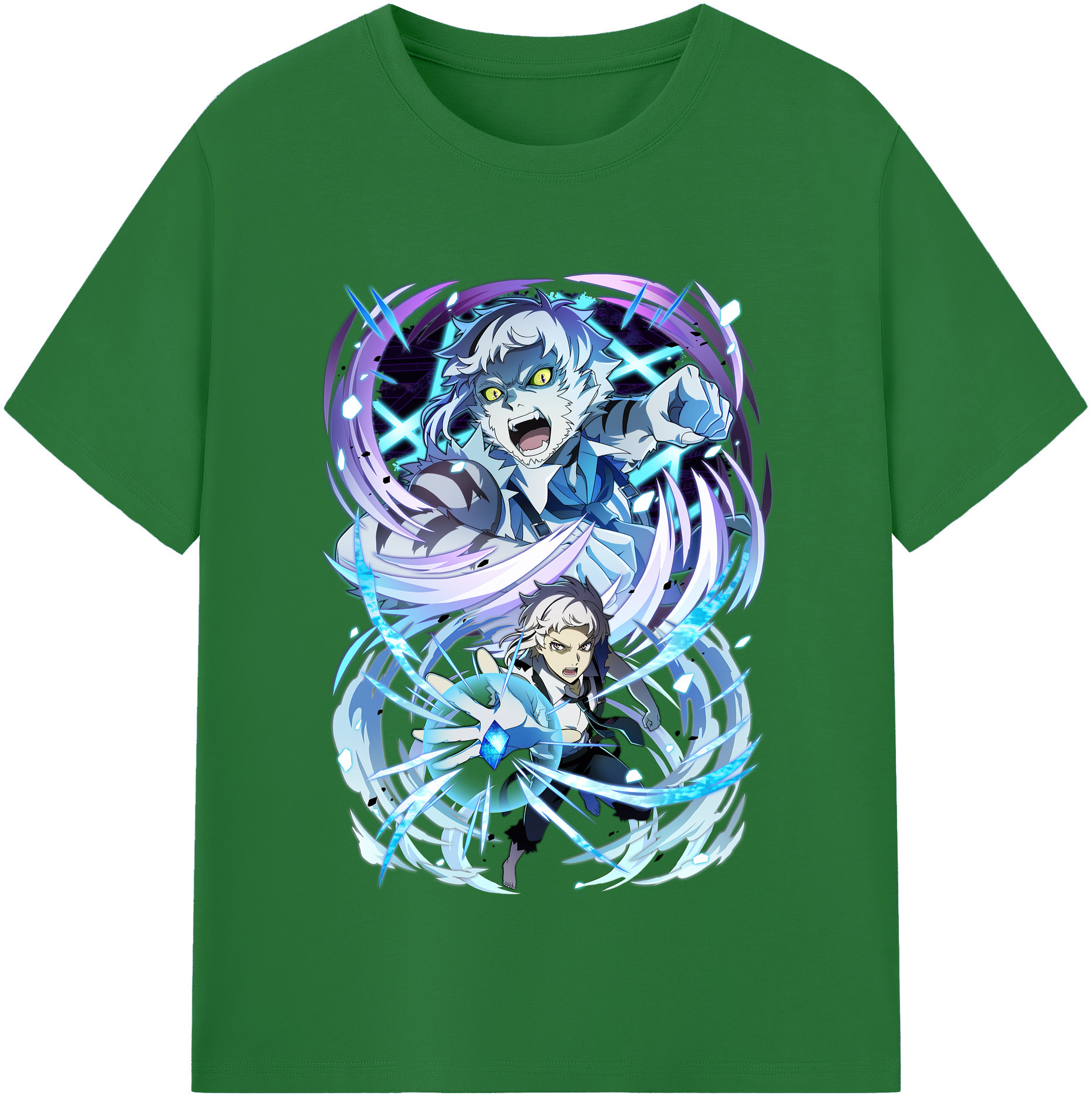 （画像用） 文豪ストレイドッグス Bungo Stray Dogs 綿100％半袖Tシャツ（フロントプリント）