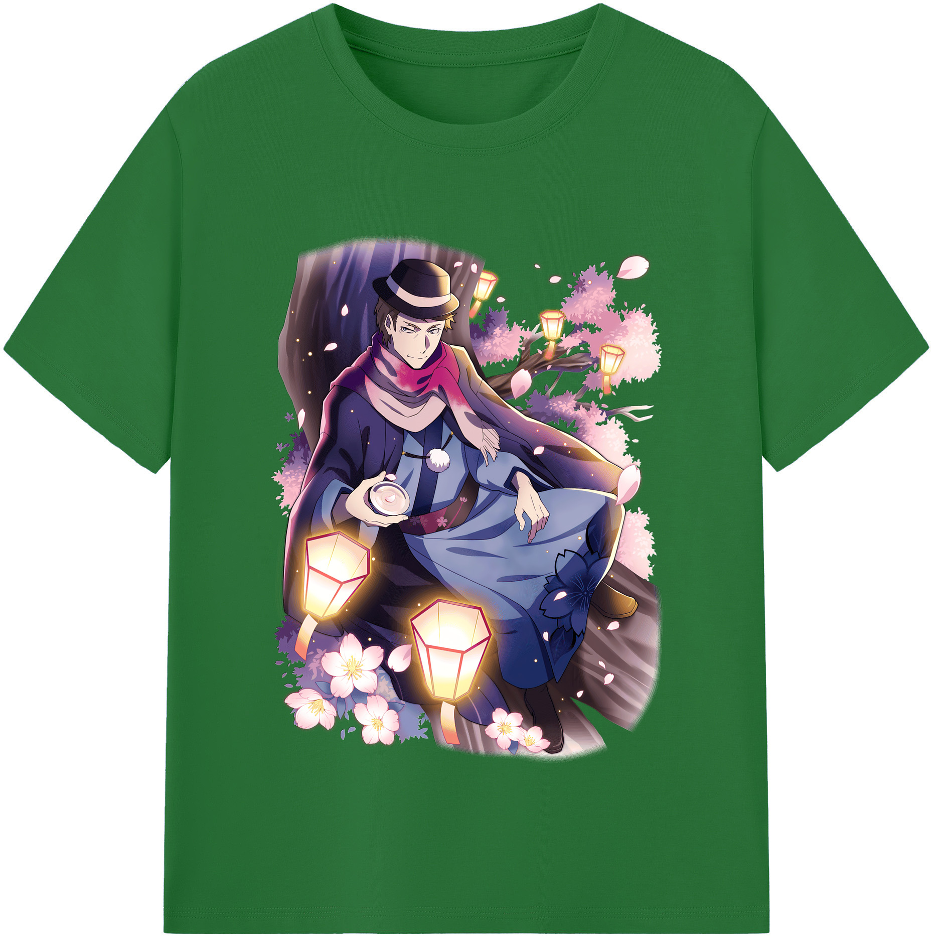 （画像用） 文豪ストレイドッグス Bungo Stray Dogs 綿100％半袖Tシャツ（フロントプリント）