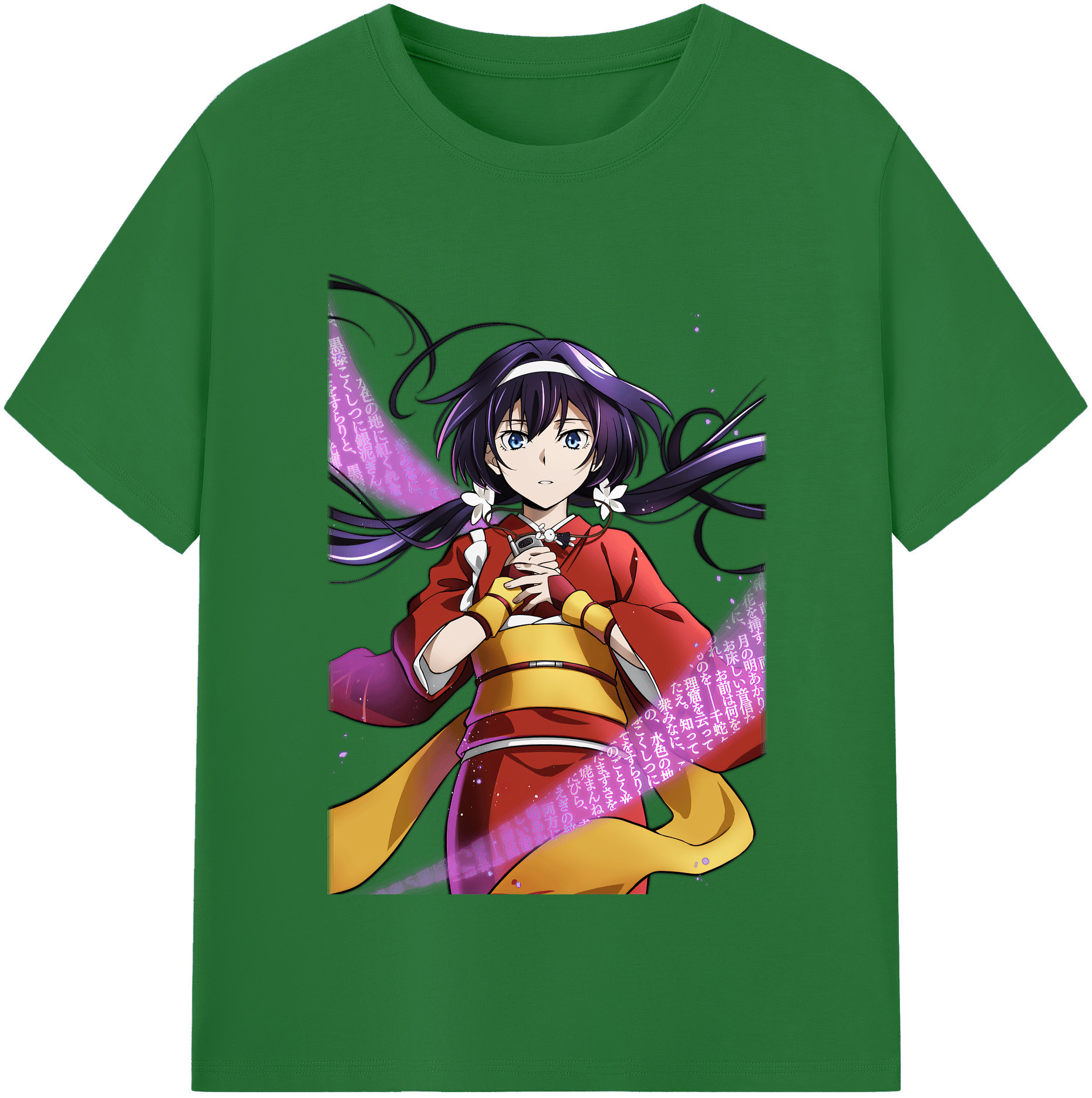 （画像用） 文豪ストレイドッグス Bungo Stray Dogs 綿100％半袖Tシャツ（フロントプリント）