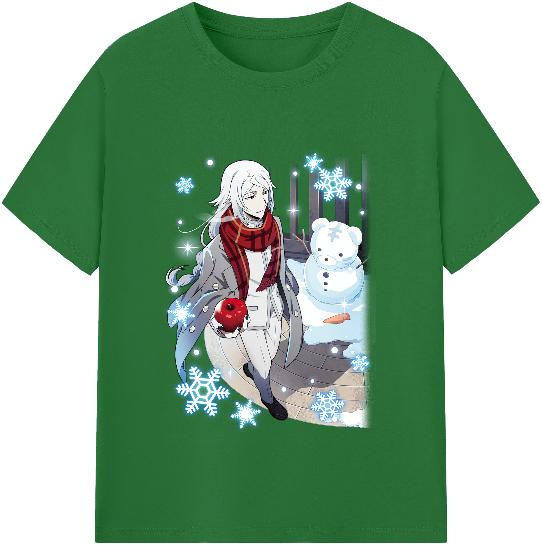 （画像用） 文豪ストレイドッグス Bungo Stray Dogs 綿100％半袖Tシャツ（フロントプリント）