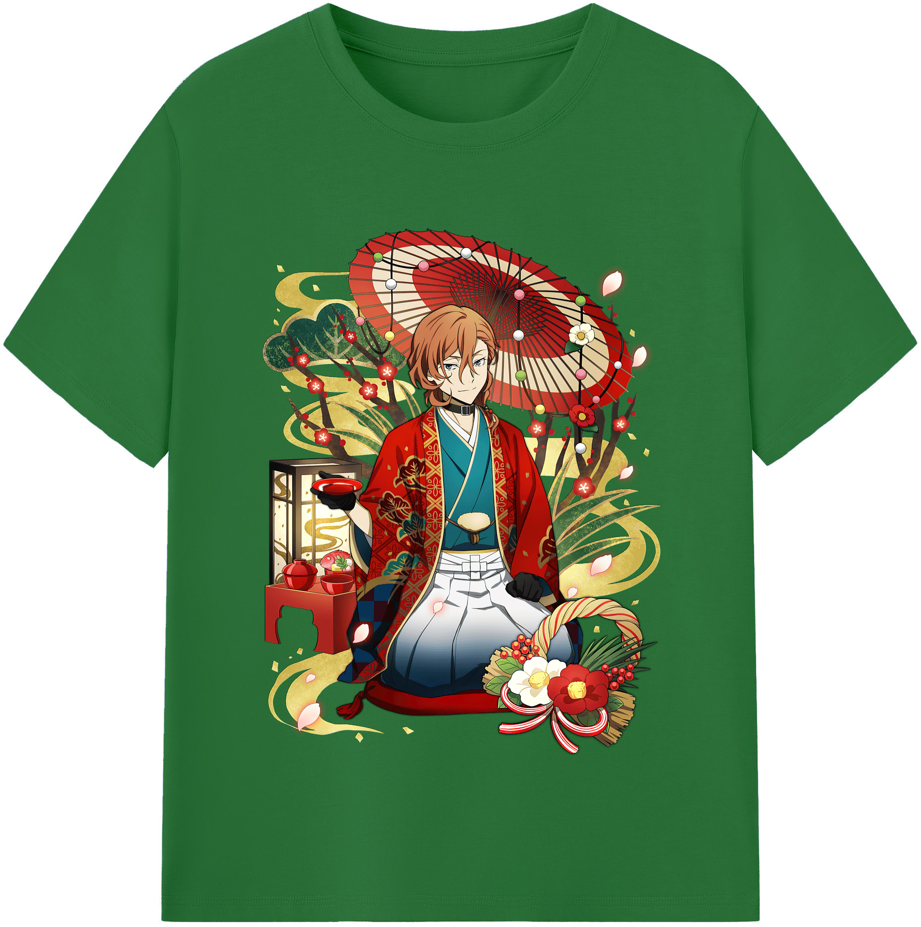 （画像用） 文豪ストレイドッグス Bungo Stray Dogs 綿100％半袖Tシャツ（フロントプリント）
