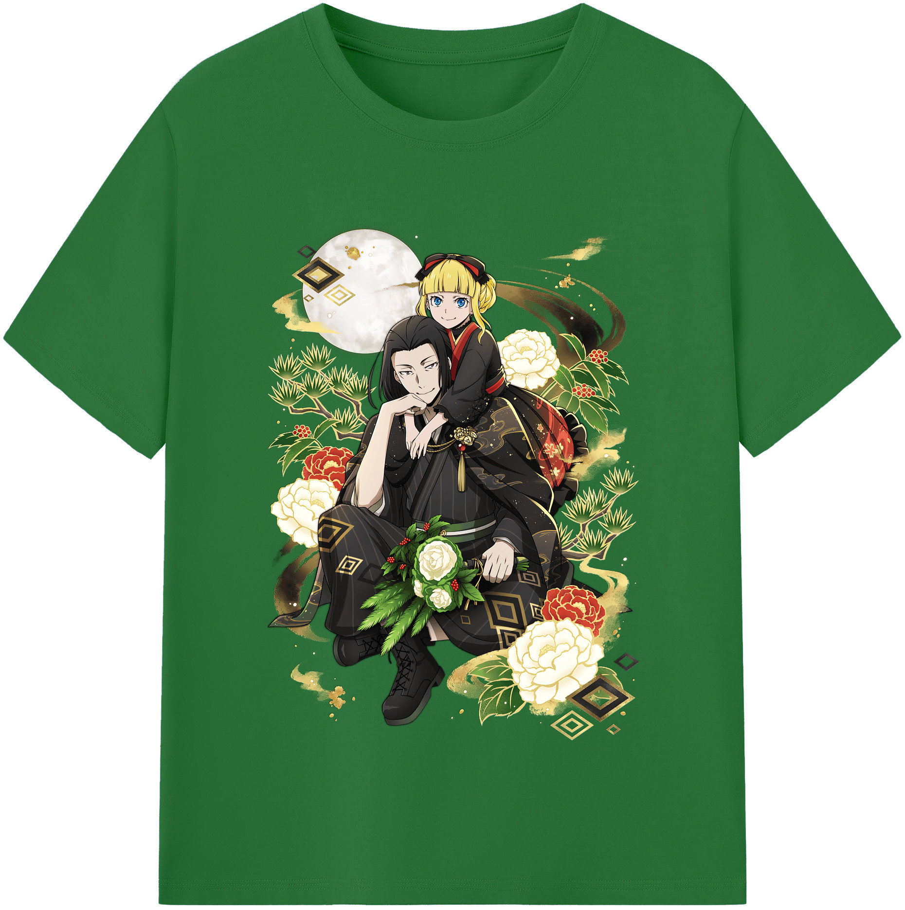 （画像用） 文豪ストレイドッグス Bungo Stray Dogs 綿100％半袖Tシャツ（フロントプリント）