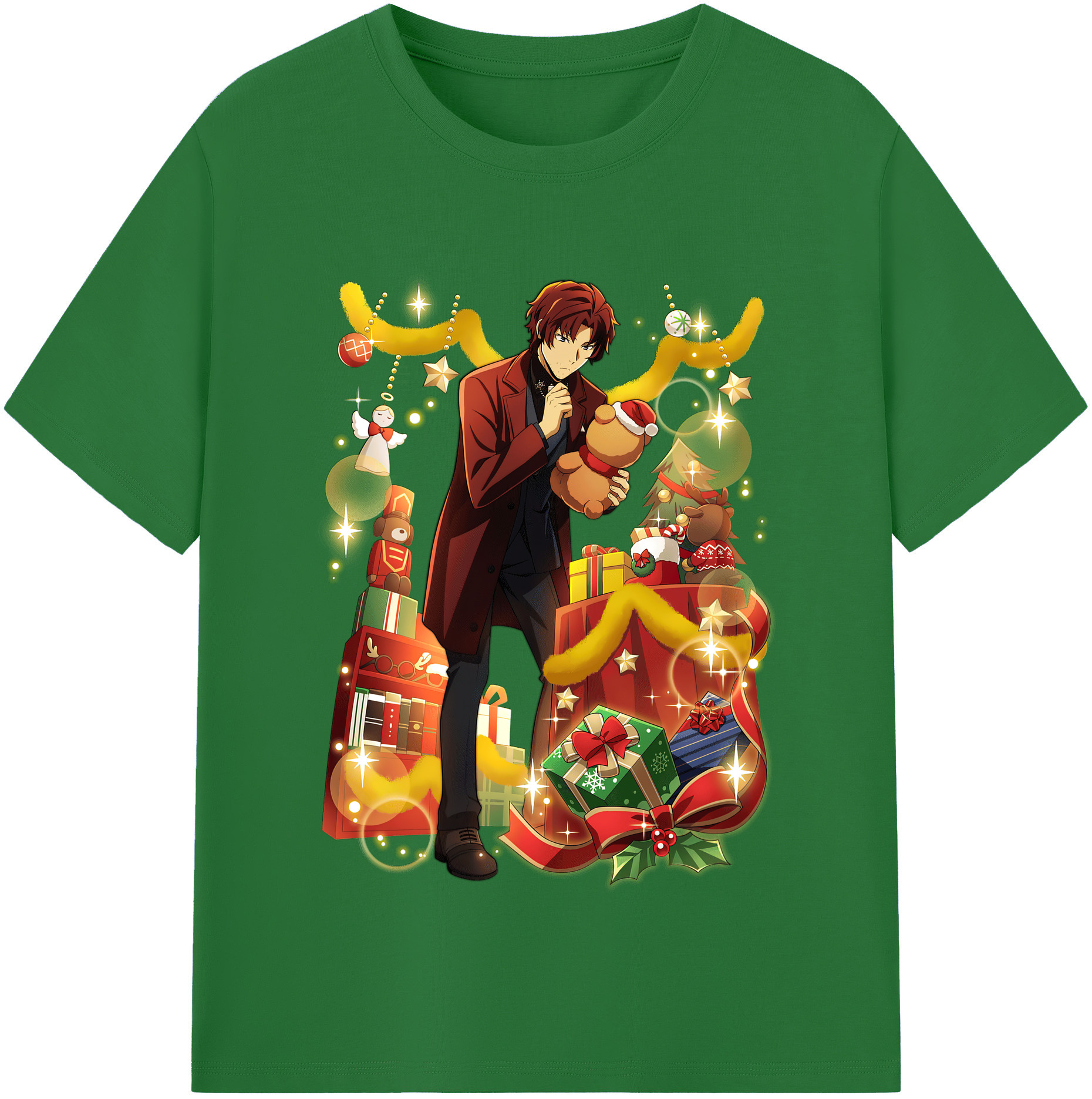 文豪ストレイドッグス Bungo Stray Dogs 綿100％半袖Tシャツ（フロントプリント）