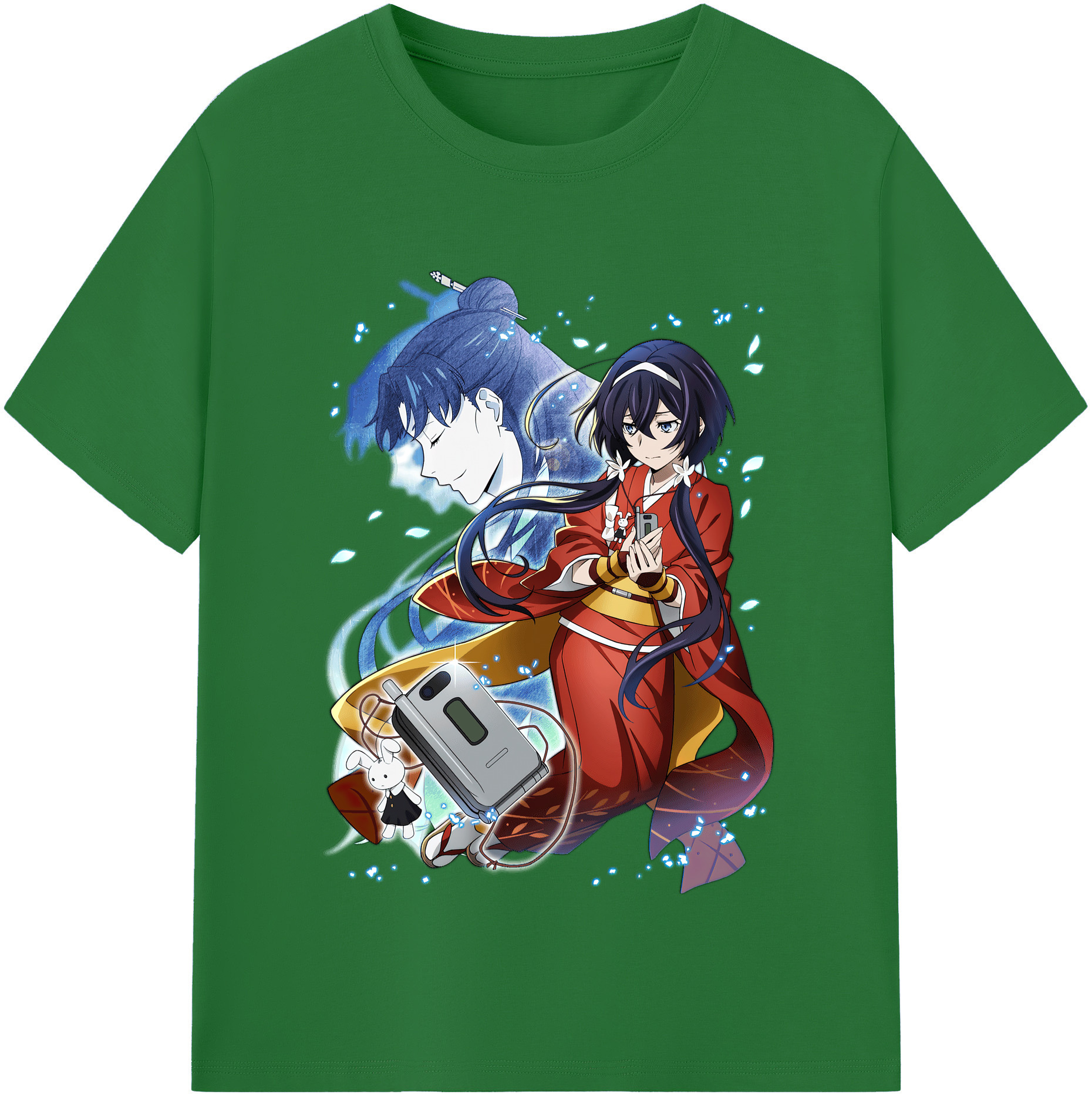 （画像用） 文豪ストレイドッグス Bungo Stray Dogs 綿100％半袖Tシャツ（フロントプリント）