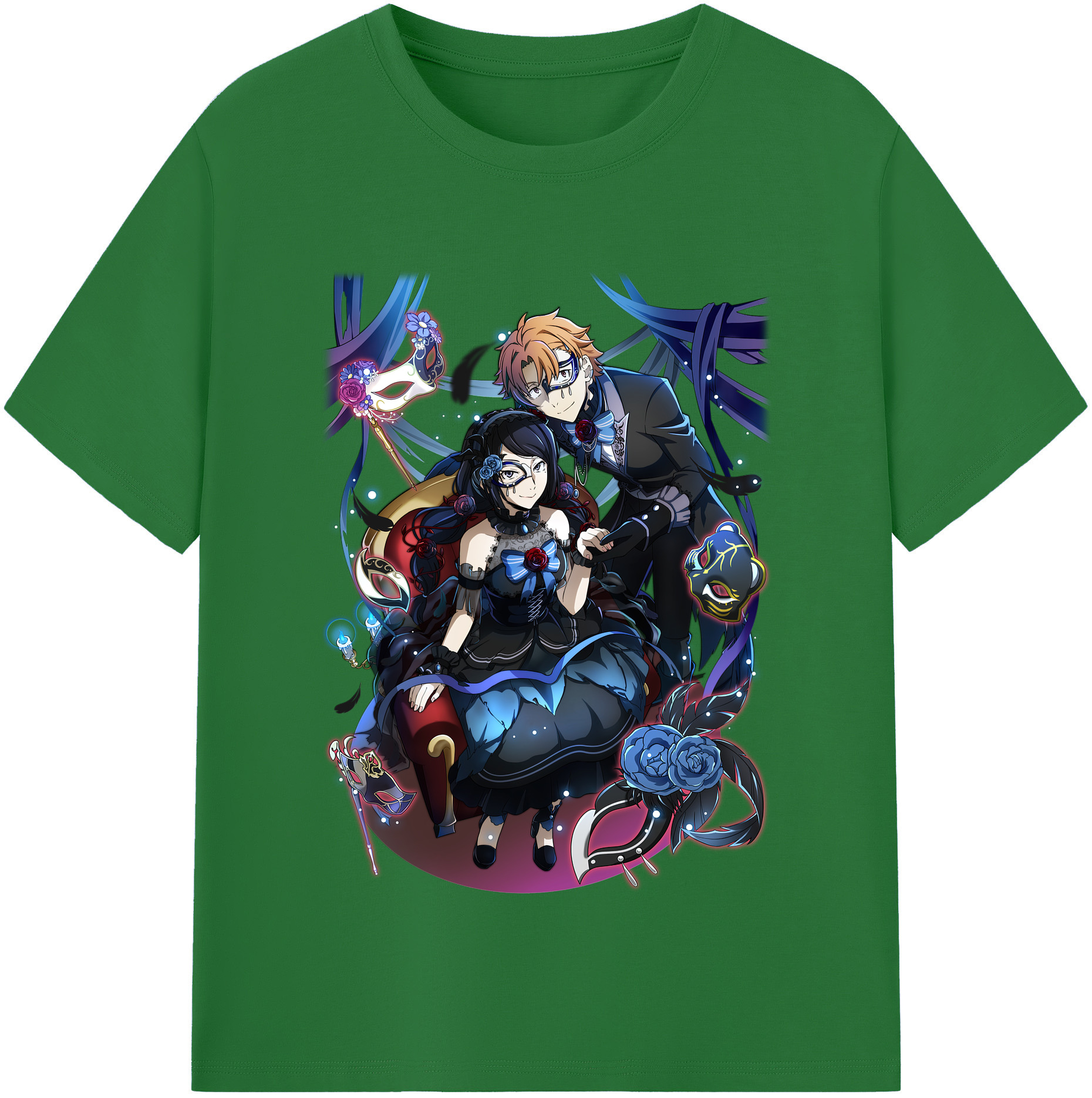 （画像用） 文豪ストレイドッグス Bungo Stray Dogs 綿100％半袖Tシャツ（フロントプリント）
