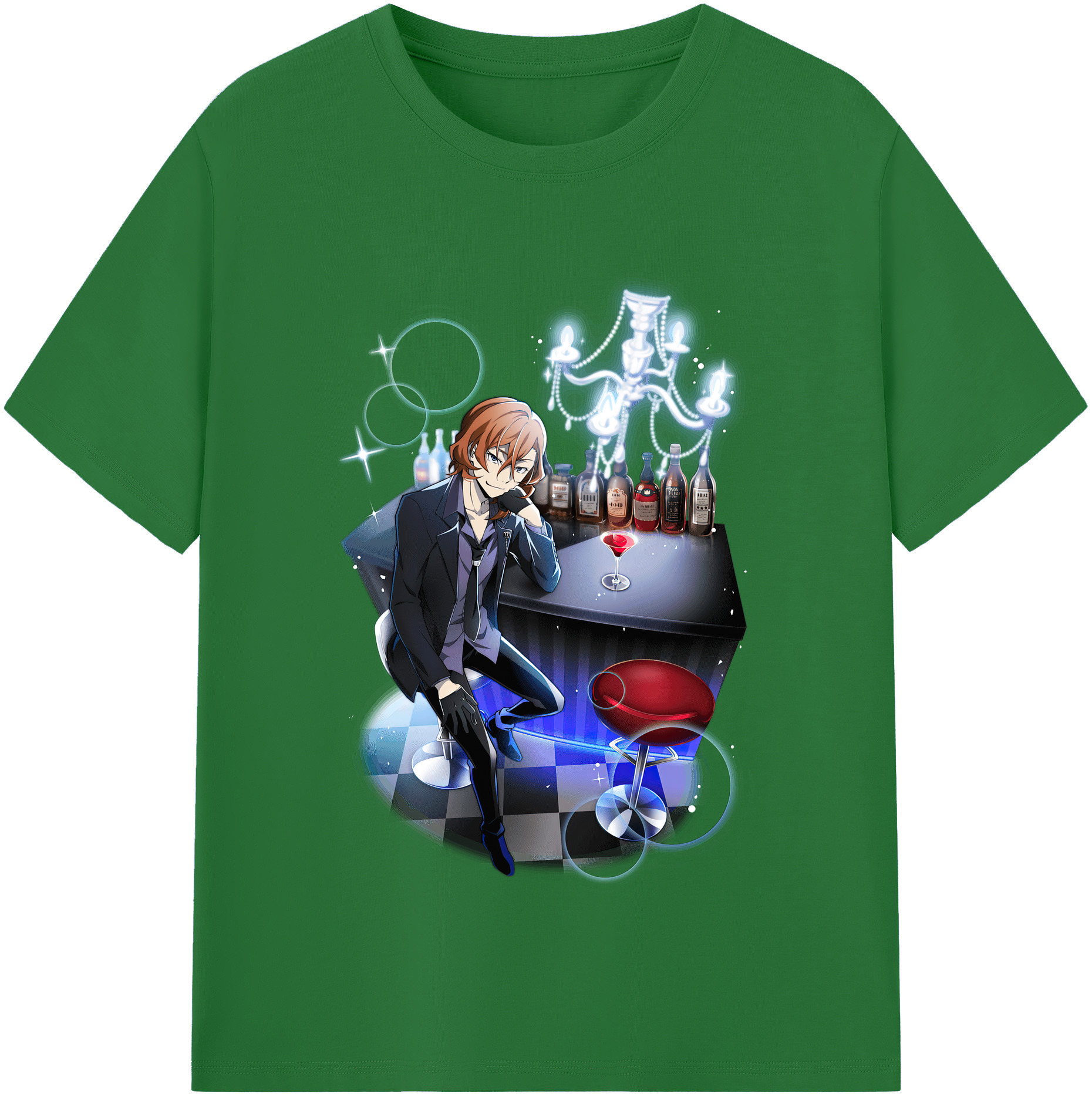 （画像用） 文豪ストレイドッグス Bungo Stray Dogs 綿100％半袖Tシャツ（フロントプリント）