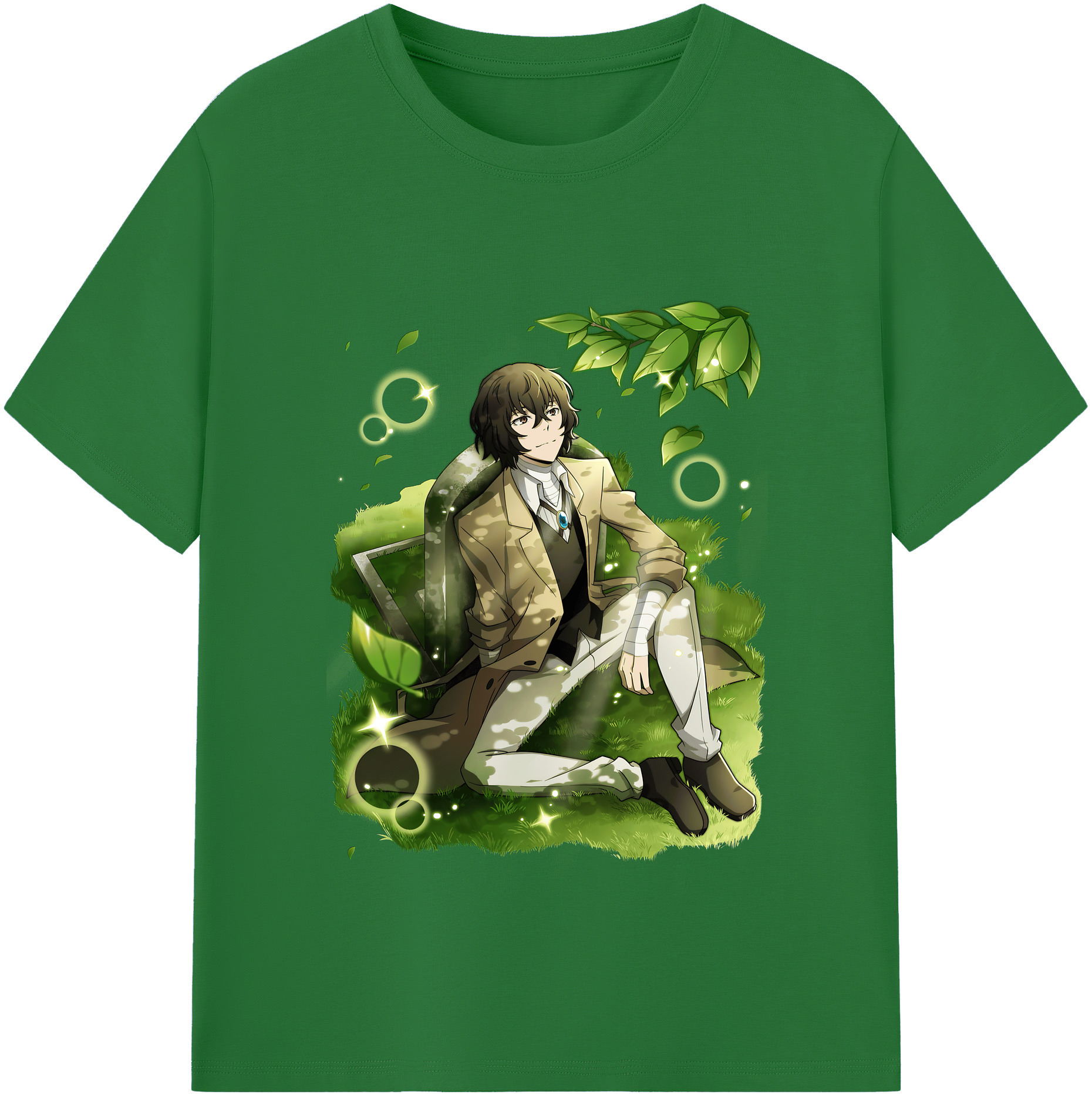 （画像用） 文豪ストレイドッグス Bungo Stray Dogs 綿100％半袖Tシャツ（フロントプリント）