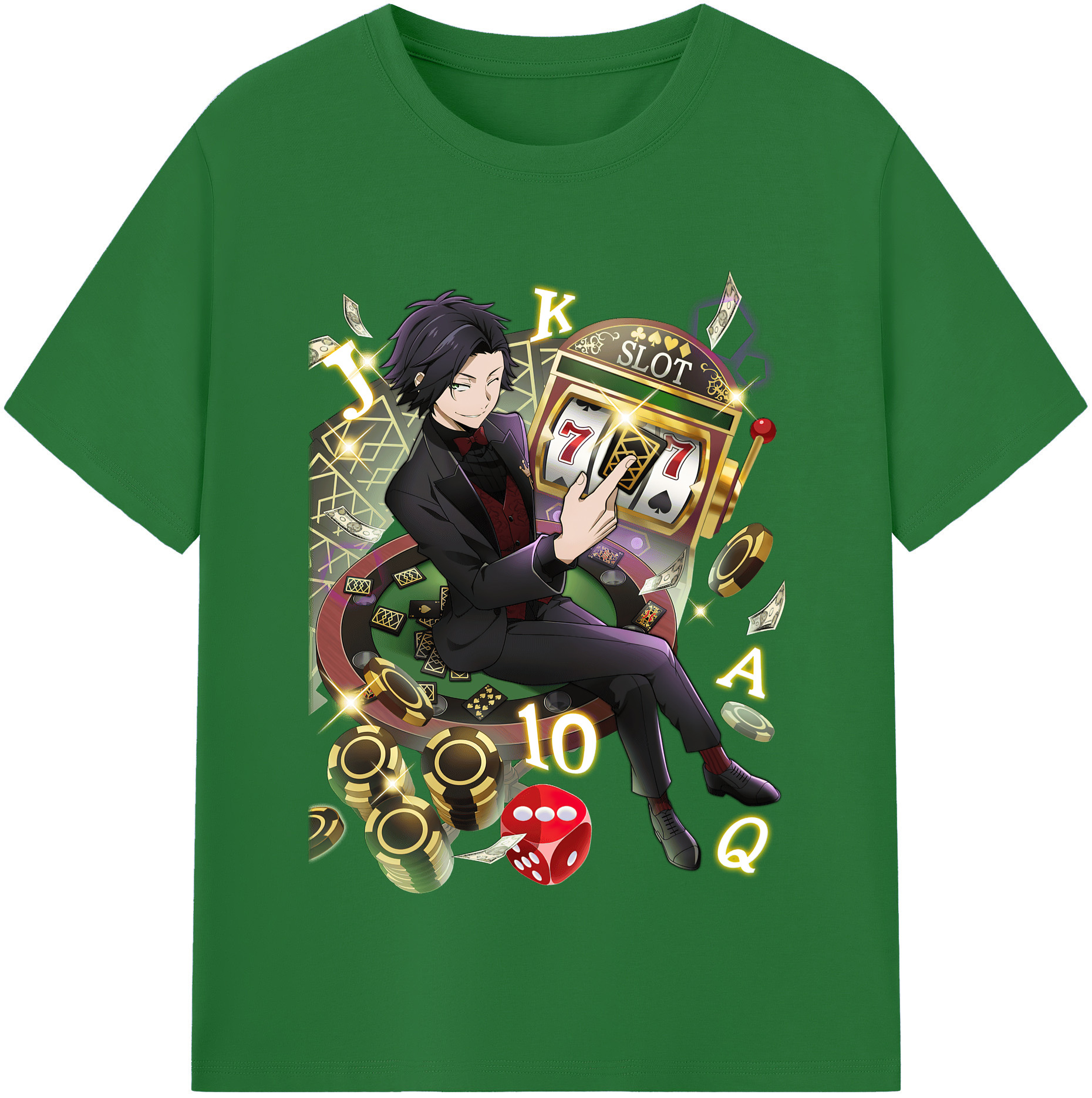 （画像用） 文豪ストレイドッグス Bungo Stray Dogs 綿100％半袖Tシャツ（フロントプリント）