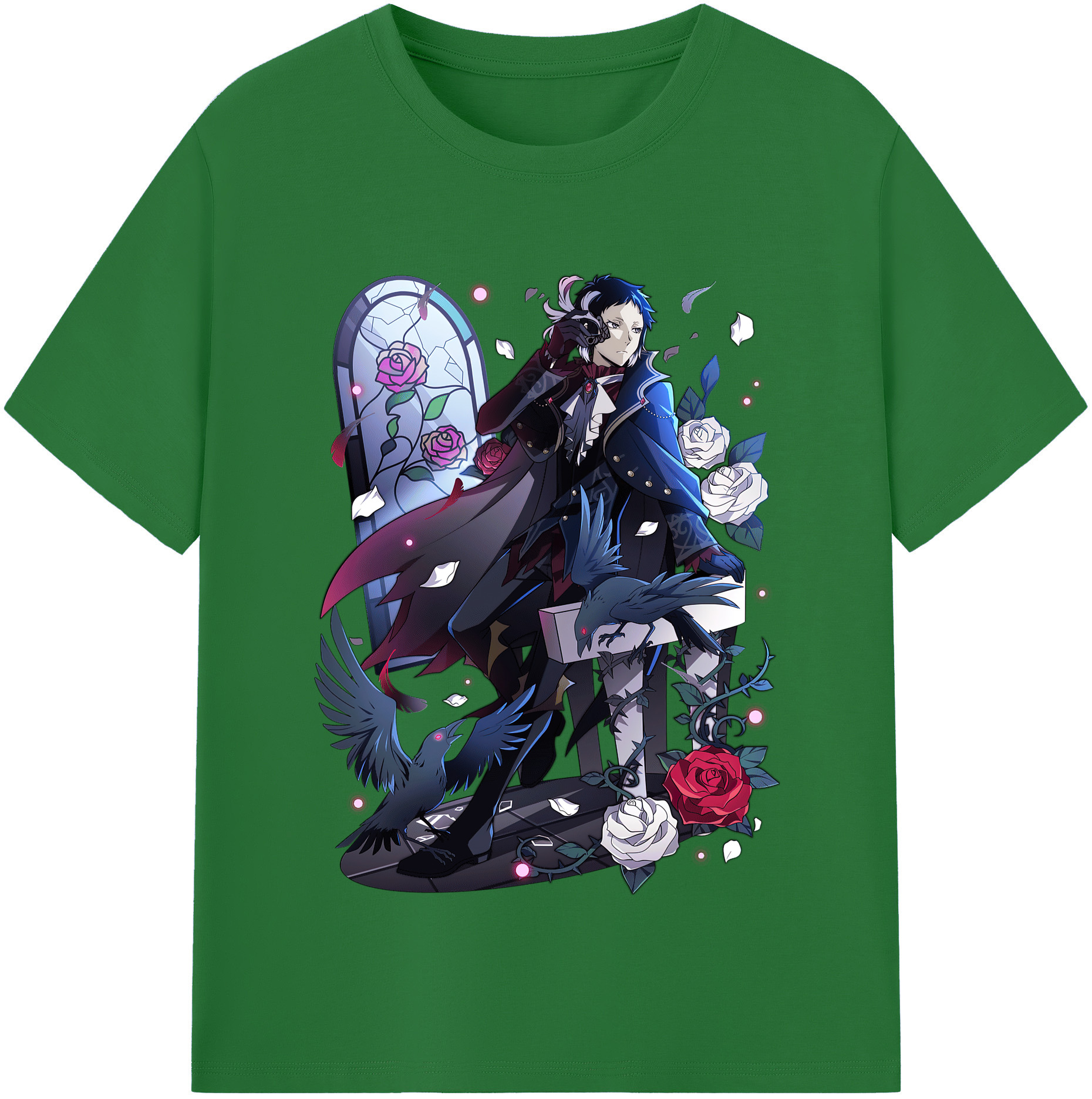 （画像用） 文豪ストレイドッグス Bungo Stray Dogs 綿100％半袖Tシャツ（フロントプリント）