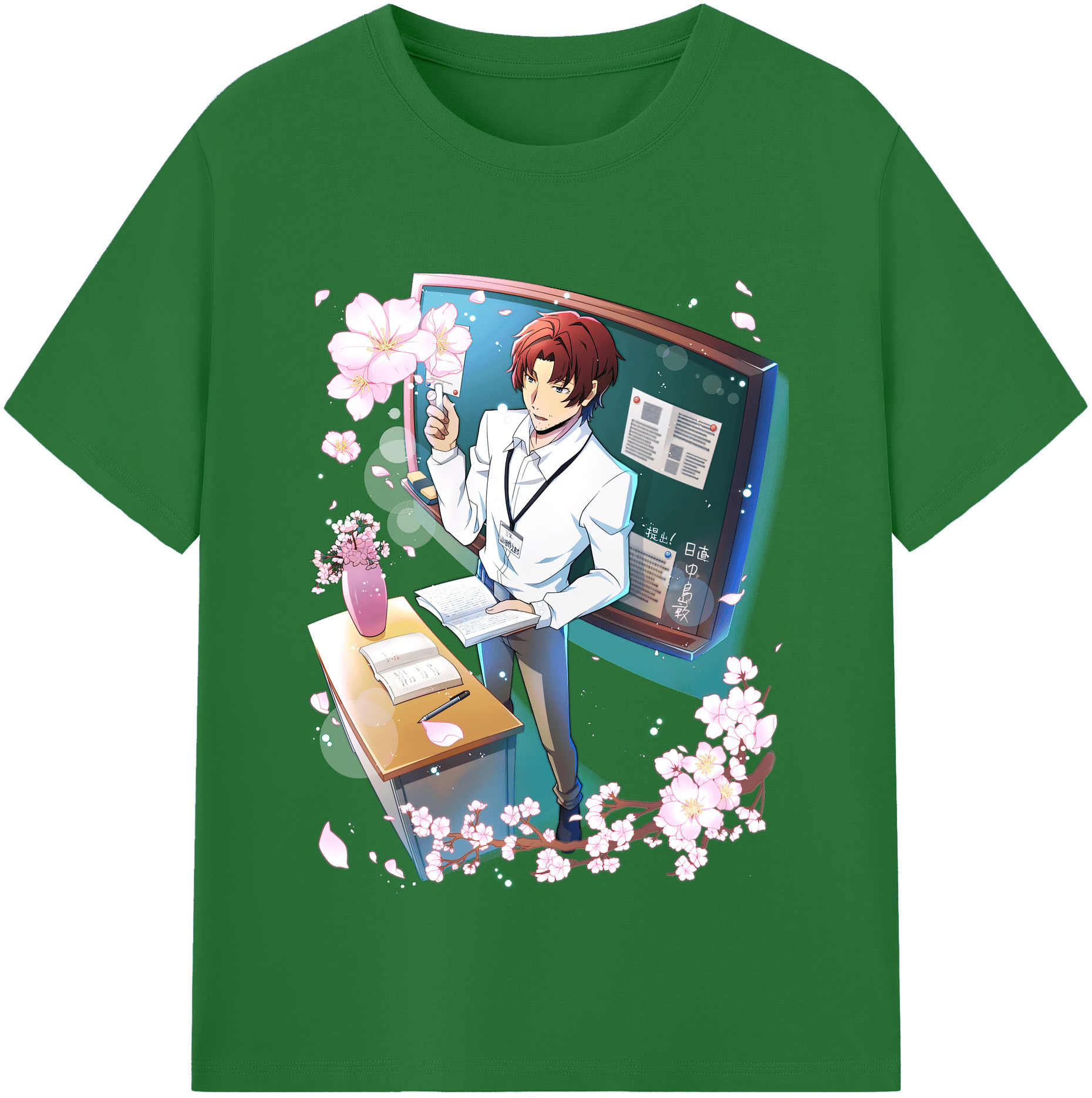 （画像用） 文豪ストレイドッグス Bungo Stray Dogs 綿100％半袖Tシャツ（フロントプリント）