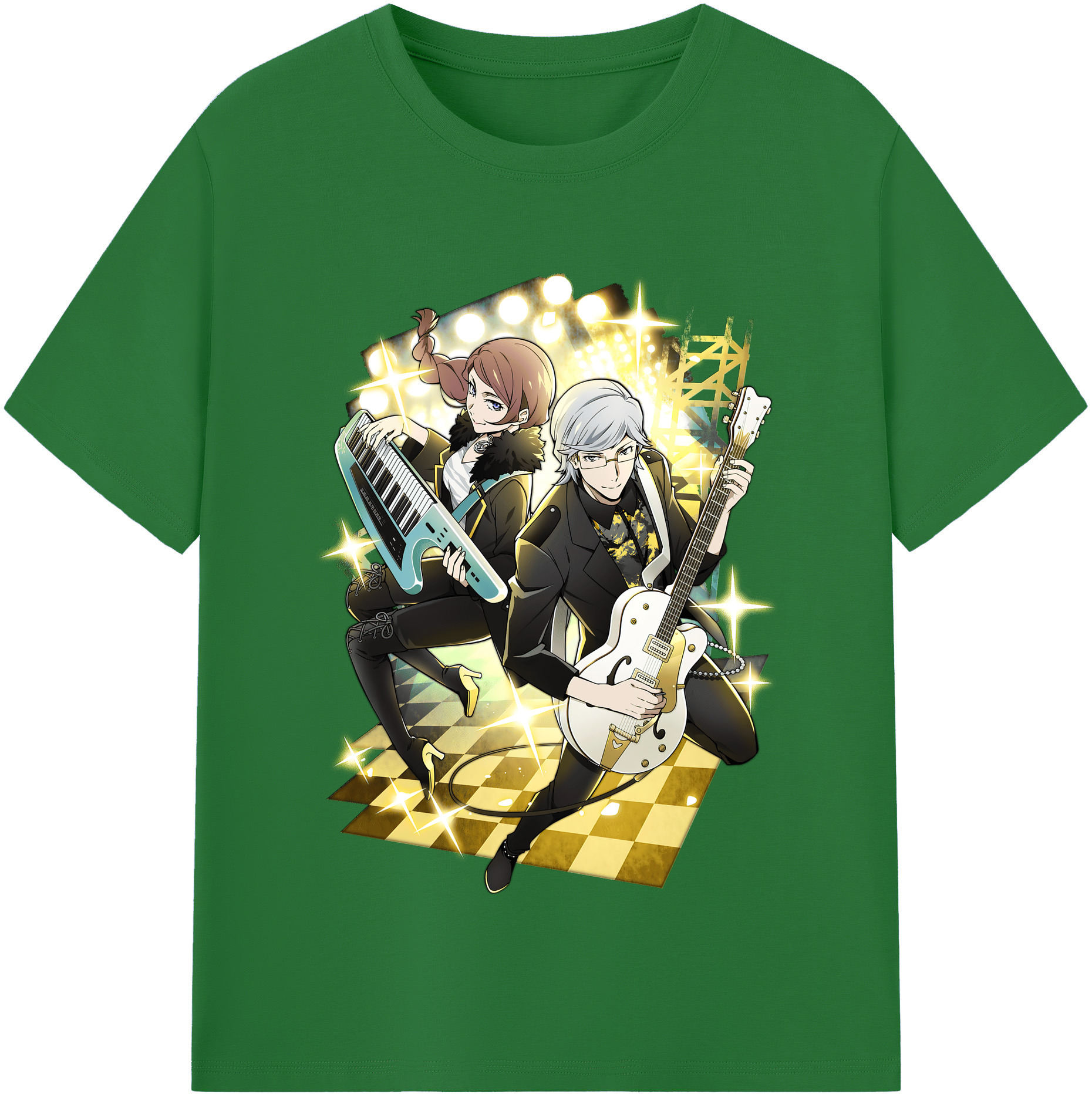 （画像用） 文豪ストレイドッグス Bungo Stray Dogs 綿100％半袖Tシャツ（フロントプリント）