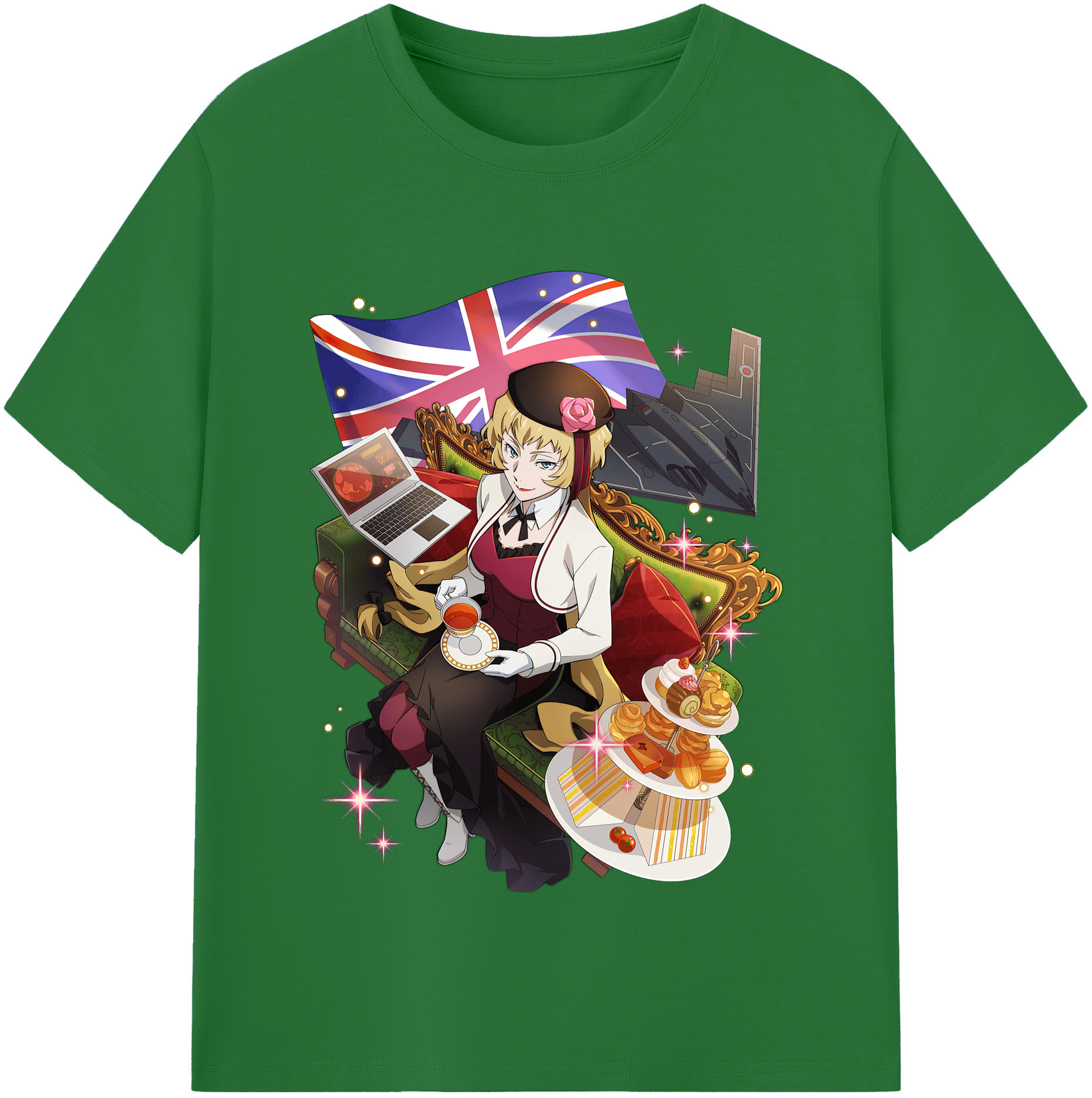 （画像用） 文豪ストレイドッグス Bungo Stray Dogs 綿100％半袖Tシャツ（フロントプリント）