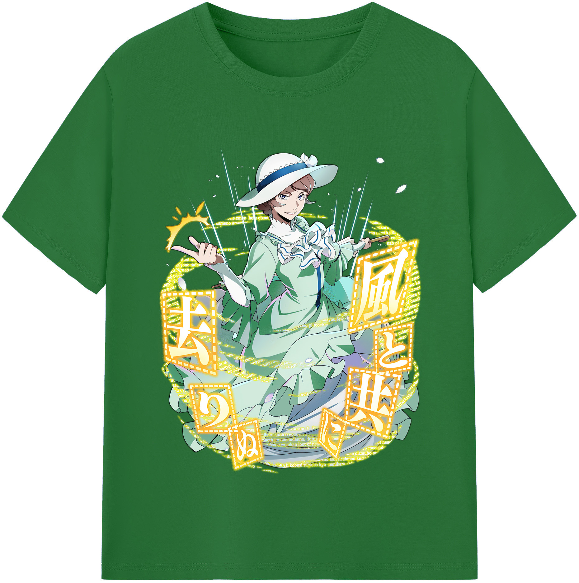 （画像用） 文豪ストレイドッグス Bungo Stray Dogs 綿100％半袖Tシャツ（フロントプリント）
