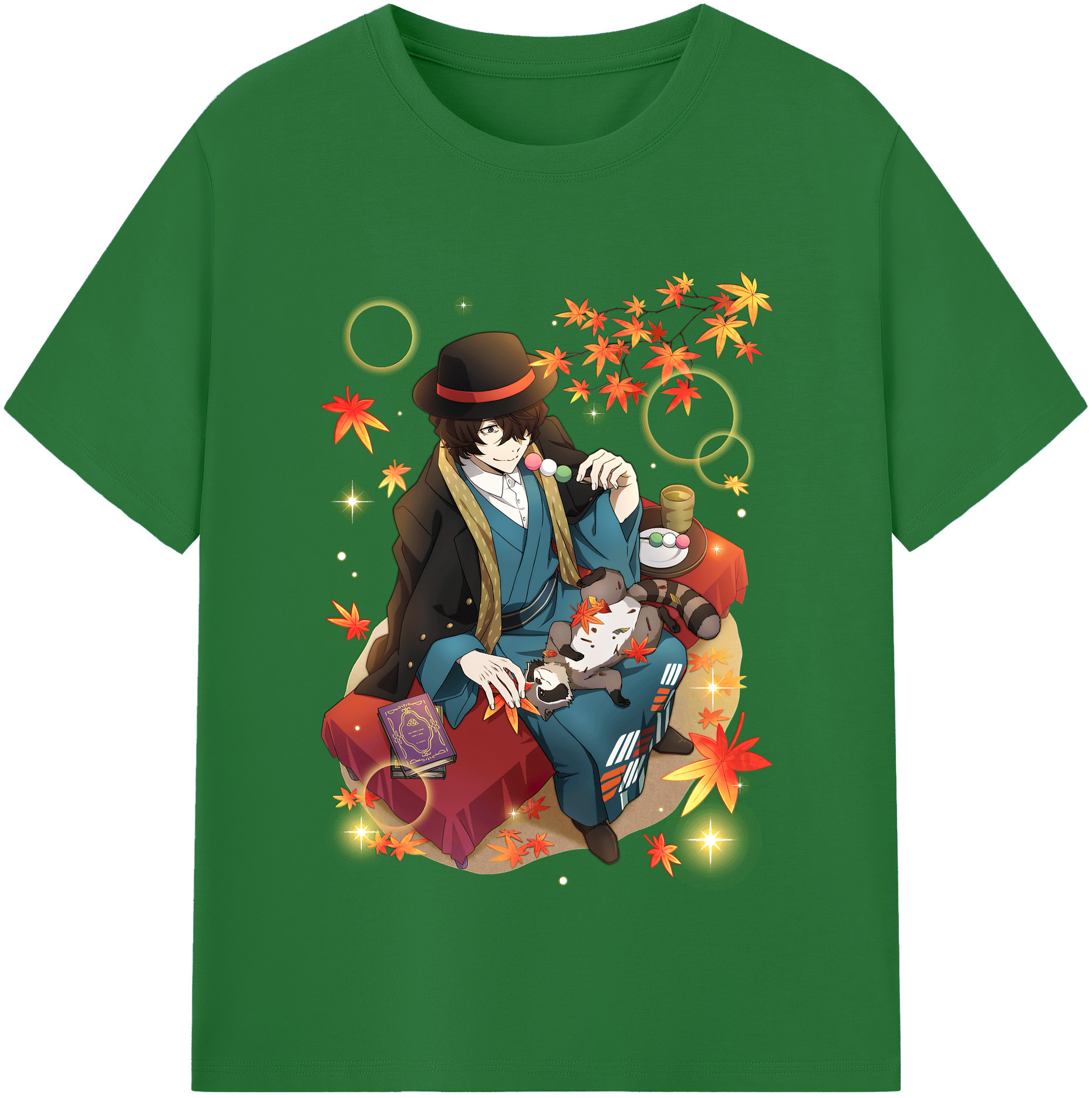 （画像用） 文豪ストレイドッグス Bungo Stray Dogs 綿100％半袖Tシャツ（フロントプリント）