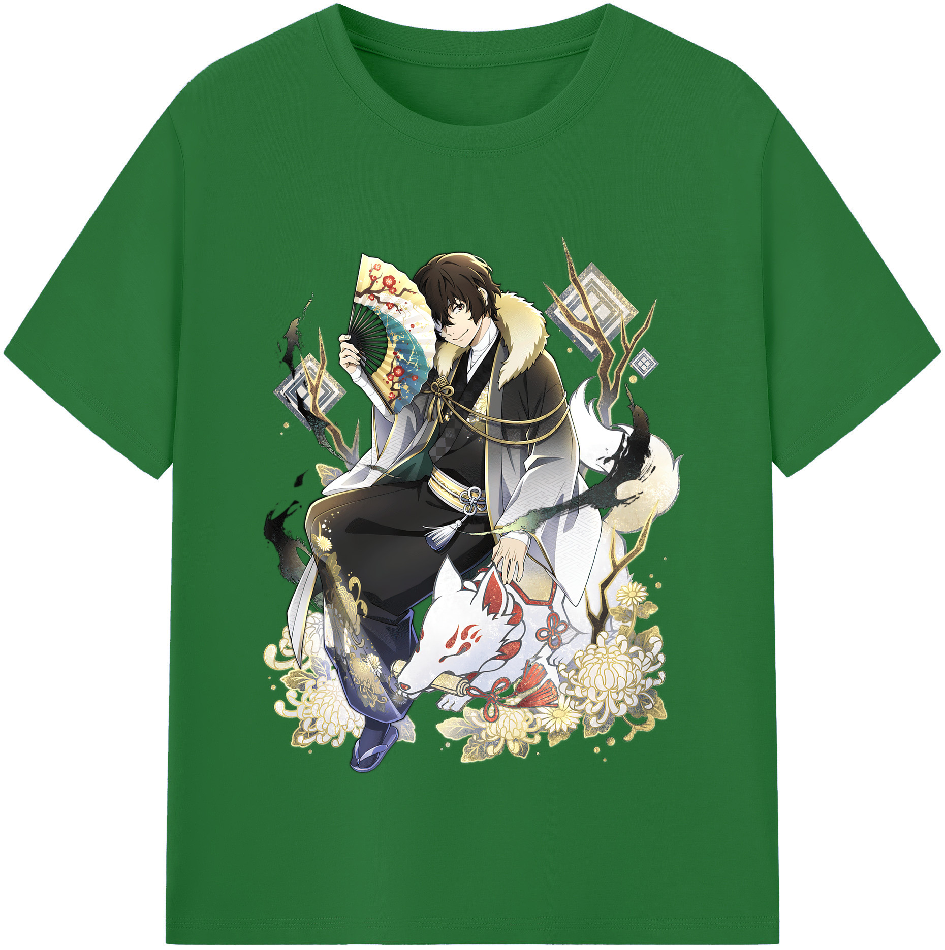 （画像用） 文豪ストレイドッグス Bungo Stray Dogs 綿100％半袖Tシャツ（フロントプリント）