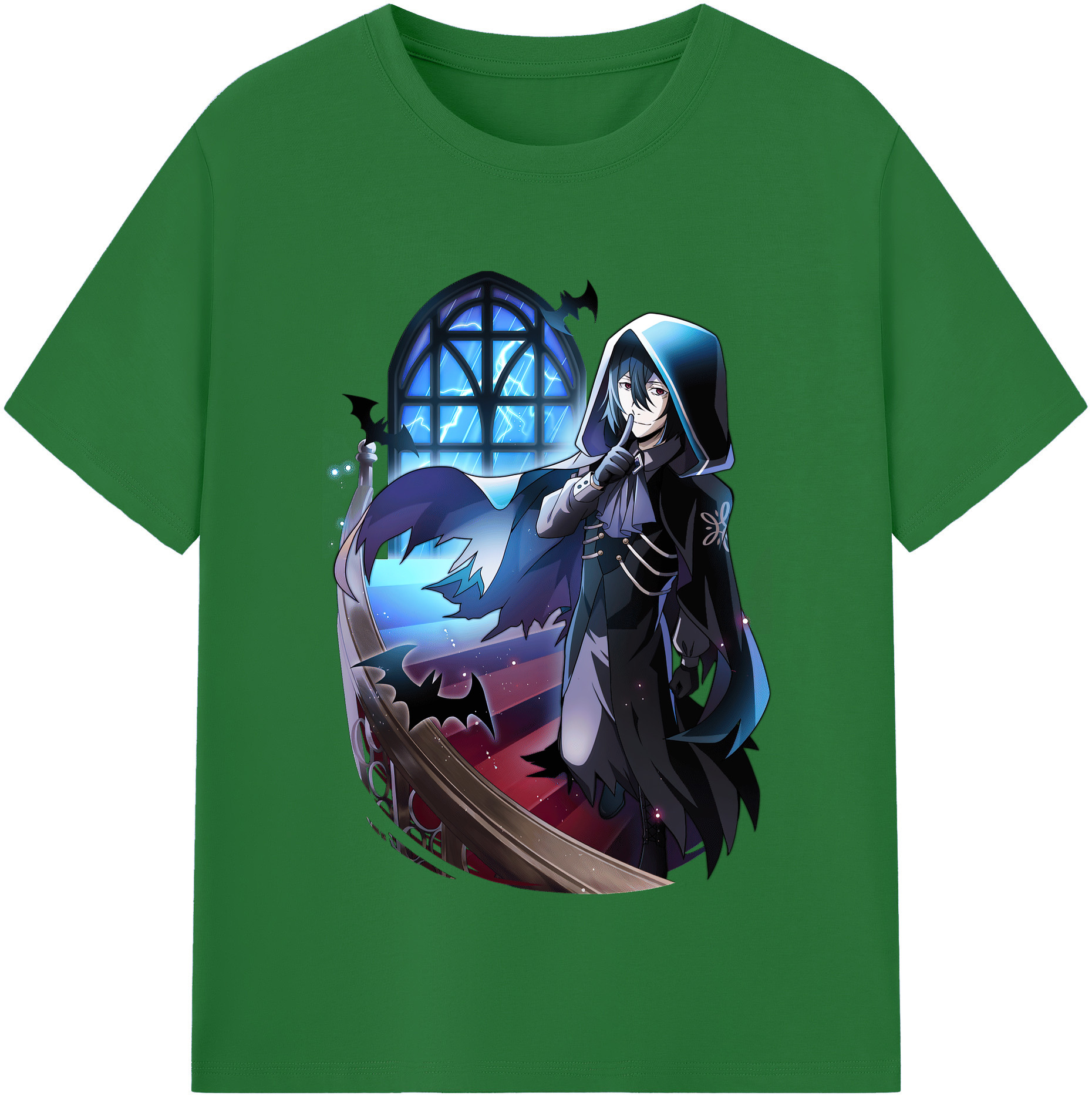 （画像用） 文豪ストレイドッグス Bungo Stray Dogs 綿100％半袖Tシャツ（フロントプリント）