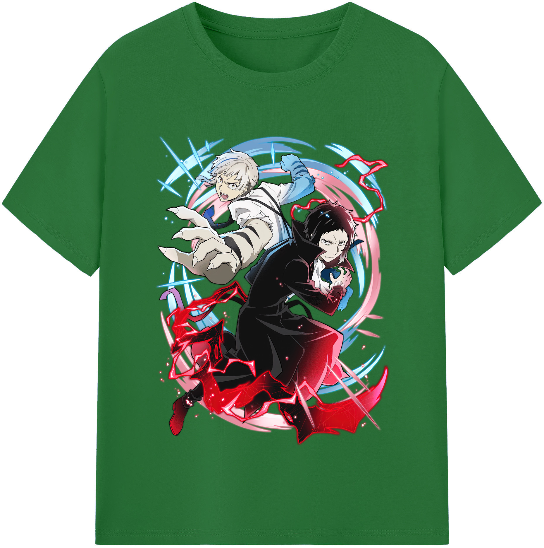 （画像用） 文豪ストレイドッグス Bungo Stray Dogs 綿100％半袖Tシャツ（フロントプリント）