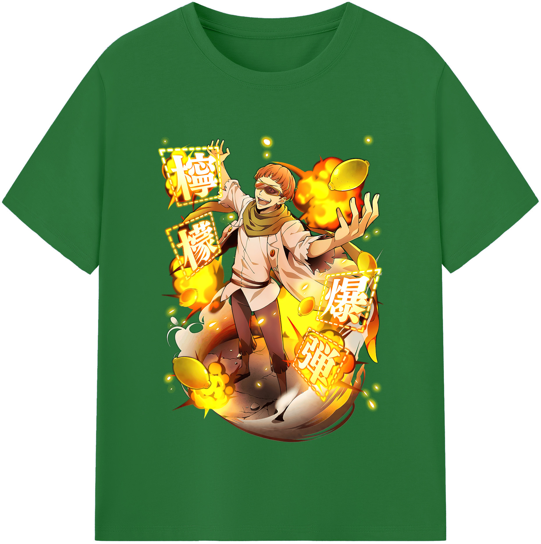 （画像用） 文豪ストレイドッグス Bungo Stray Dogs 綿100％半袖Tシャツ（フロントプリント）