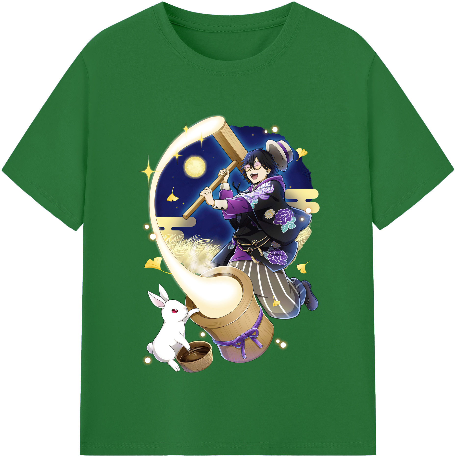 （画像用） 文豪ストレイドッグス Bungo Stray Dogs 綿100％半袖Tシャツ（フロントプリント）