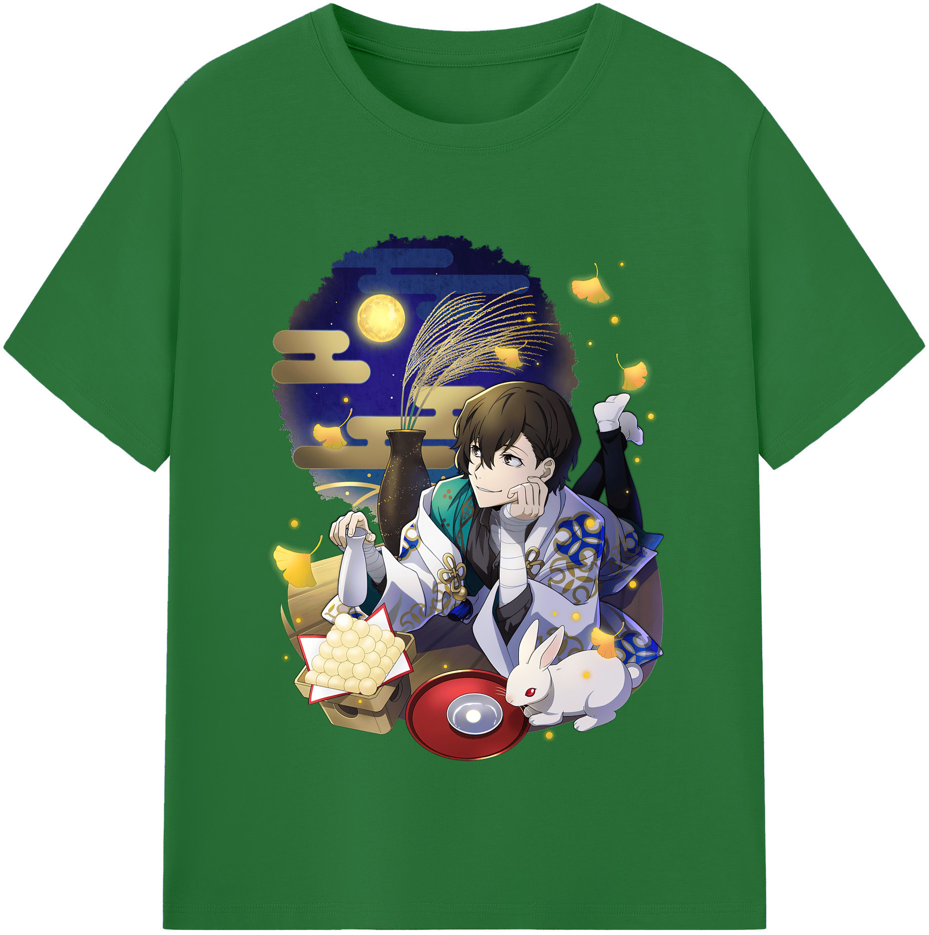 （画像用） 文豪ストレイドッグス Bungo Stray Dogs 綿100％半袖Tシャツ（フロントプリント）