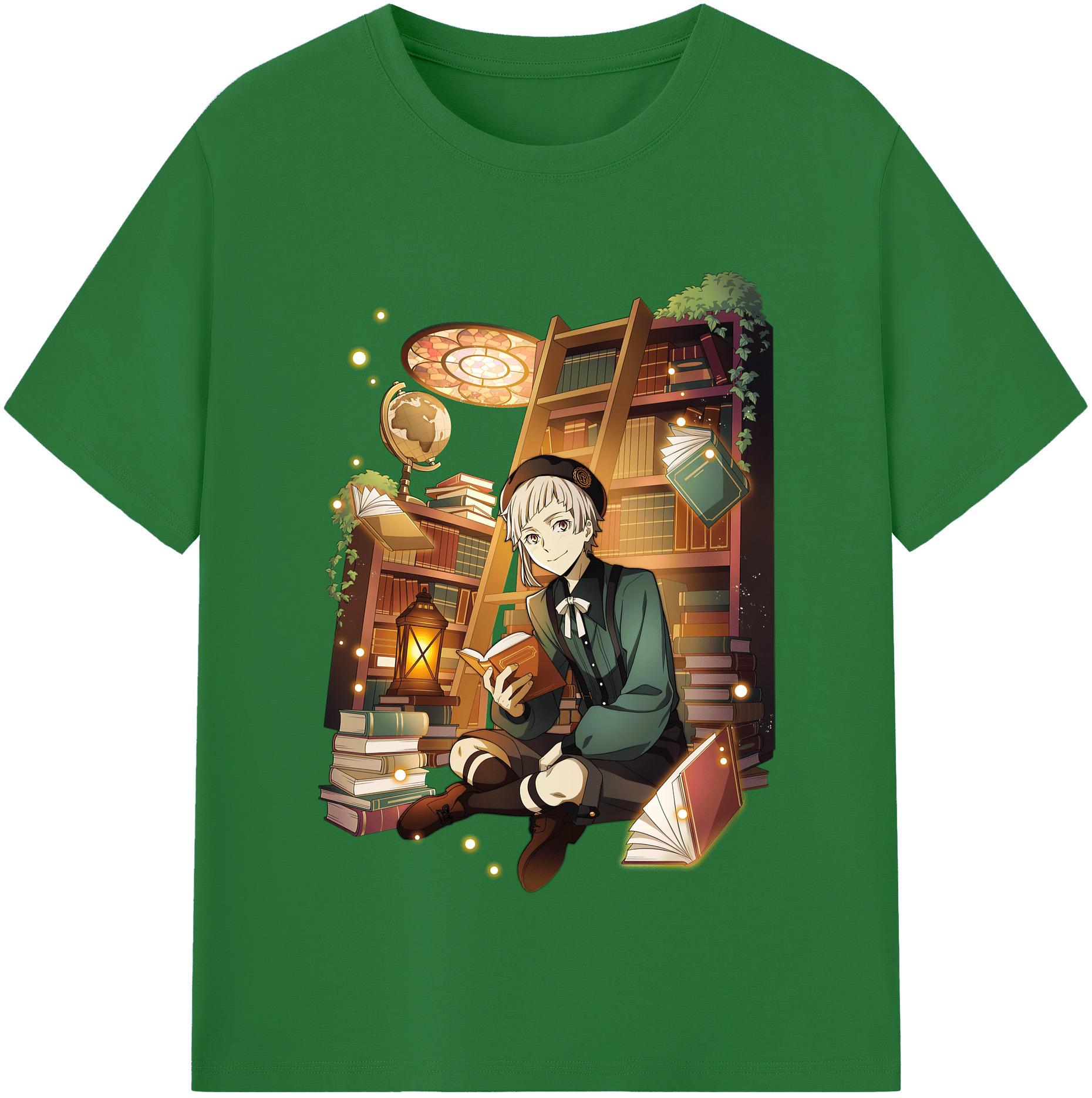（画像用） 文豪ストレイドッグス Bungo Stray Dogs 綿100％半袖Tシャツ（フロントプリント）