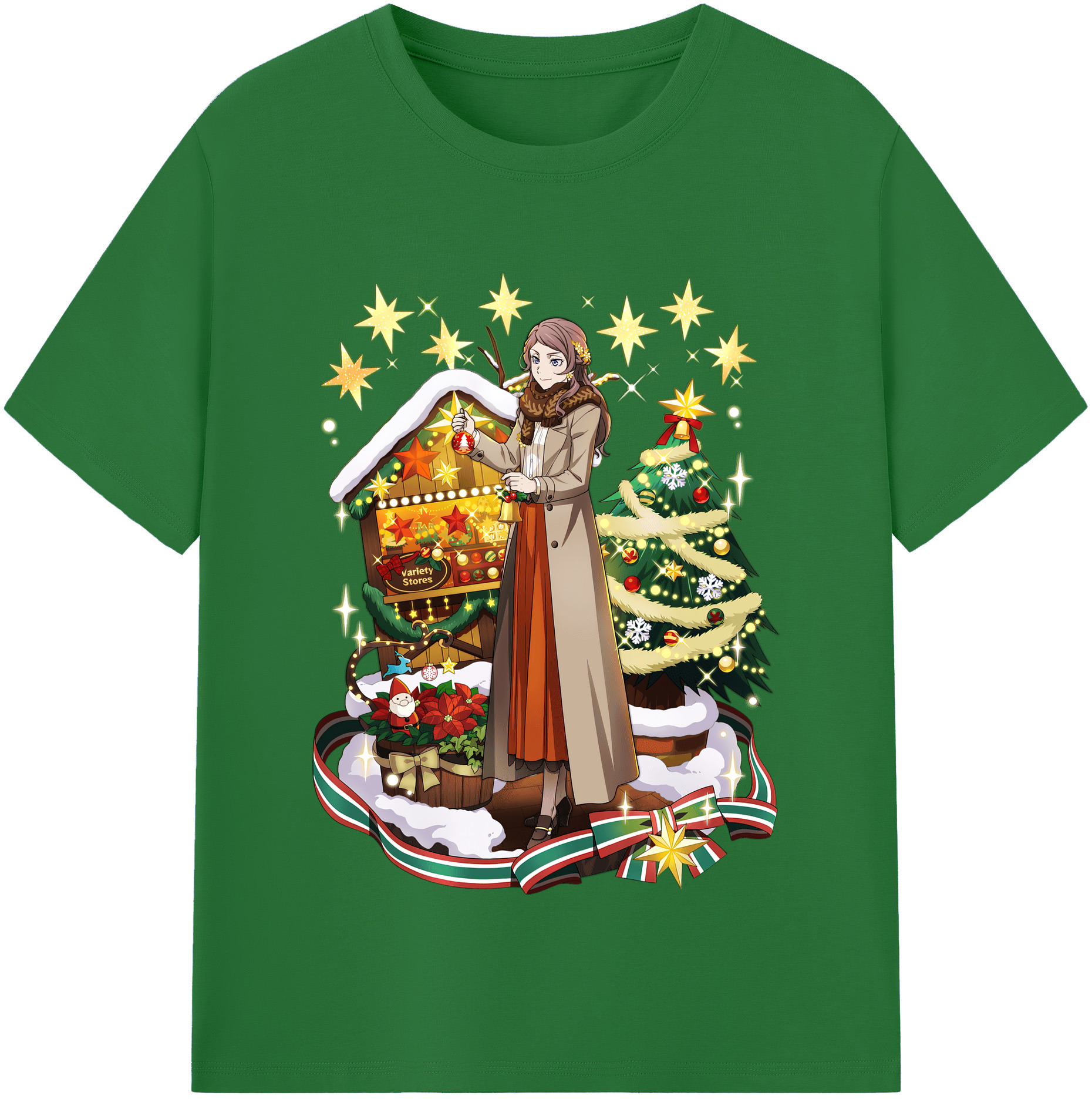 （画像用） 文豪ストレイドッグス Bungo Stray Dogs 綿100％半袖Tシャツ（フロントプリント）