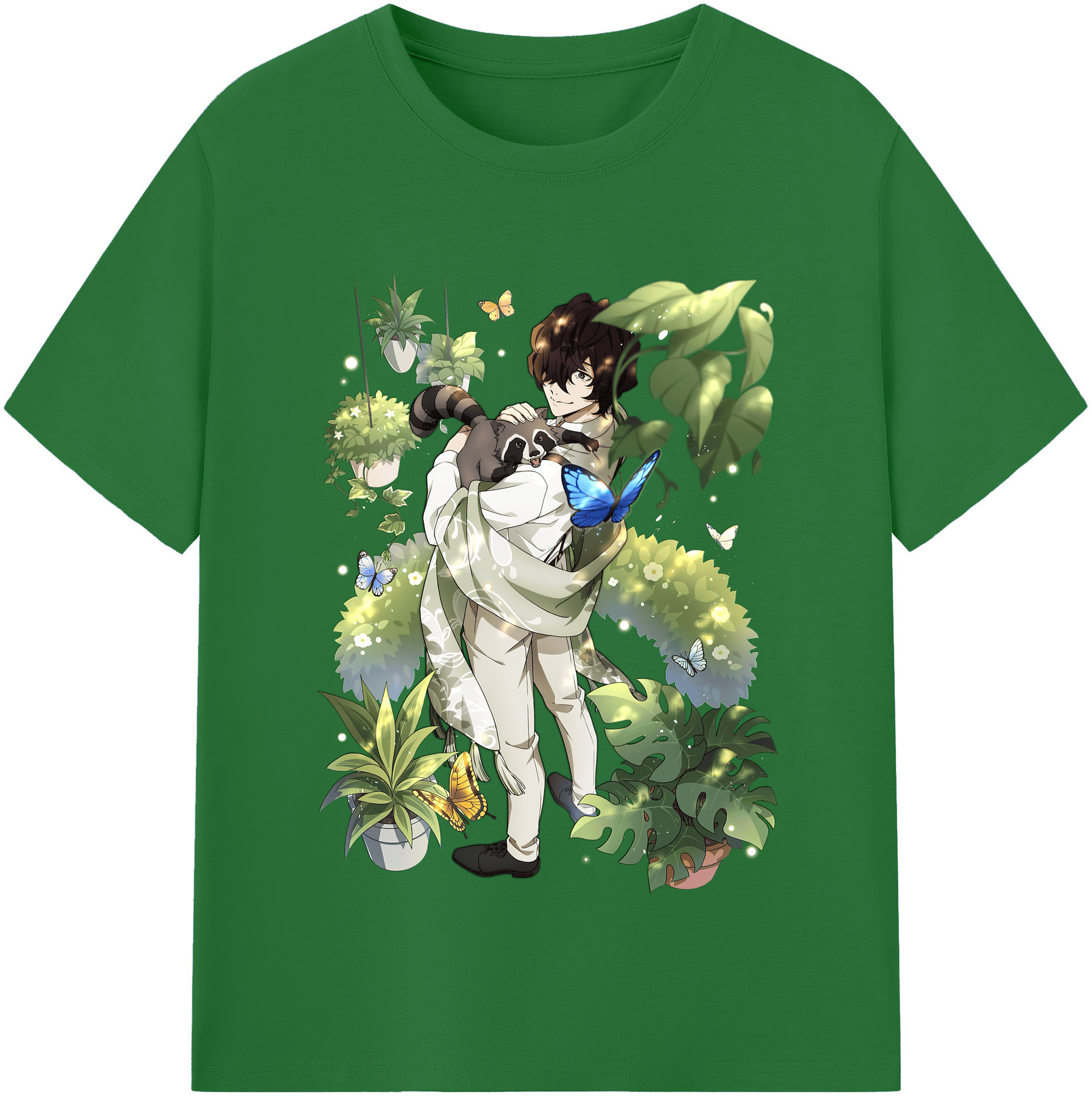 （画像用） 文豪ストレイドッグス Bungo Stray Dogs 綿100％半袖Tシャツ（フロントプリント）