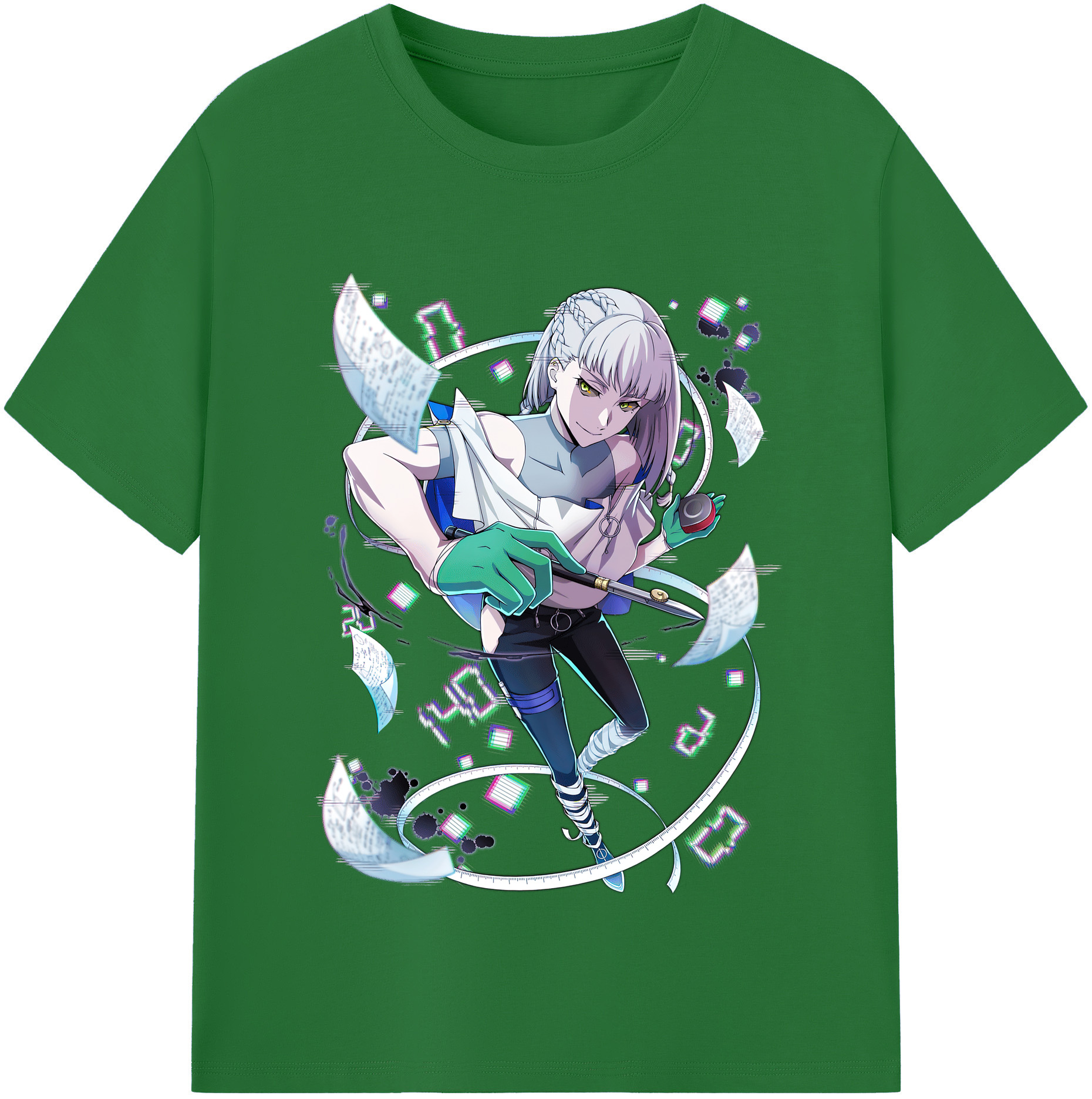 （画像用） 文豪ストレイドッグス Bungo Stray Dogs 綿100％半袖Tシャツ（フロントプリント）