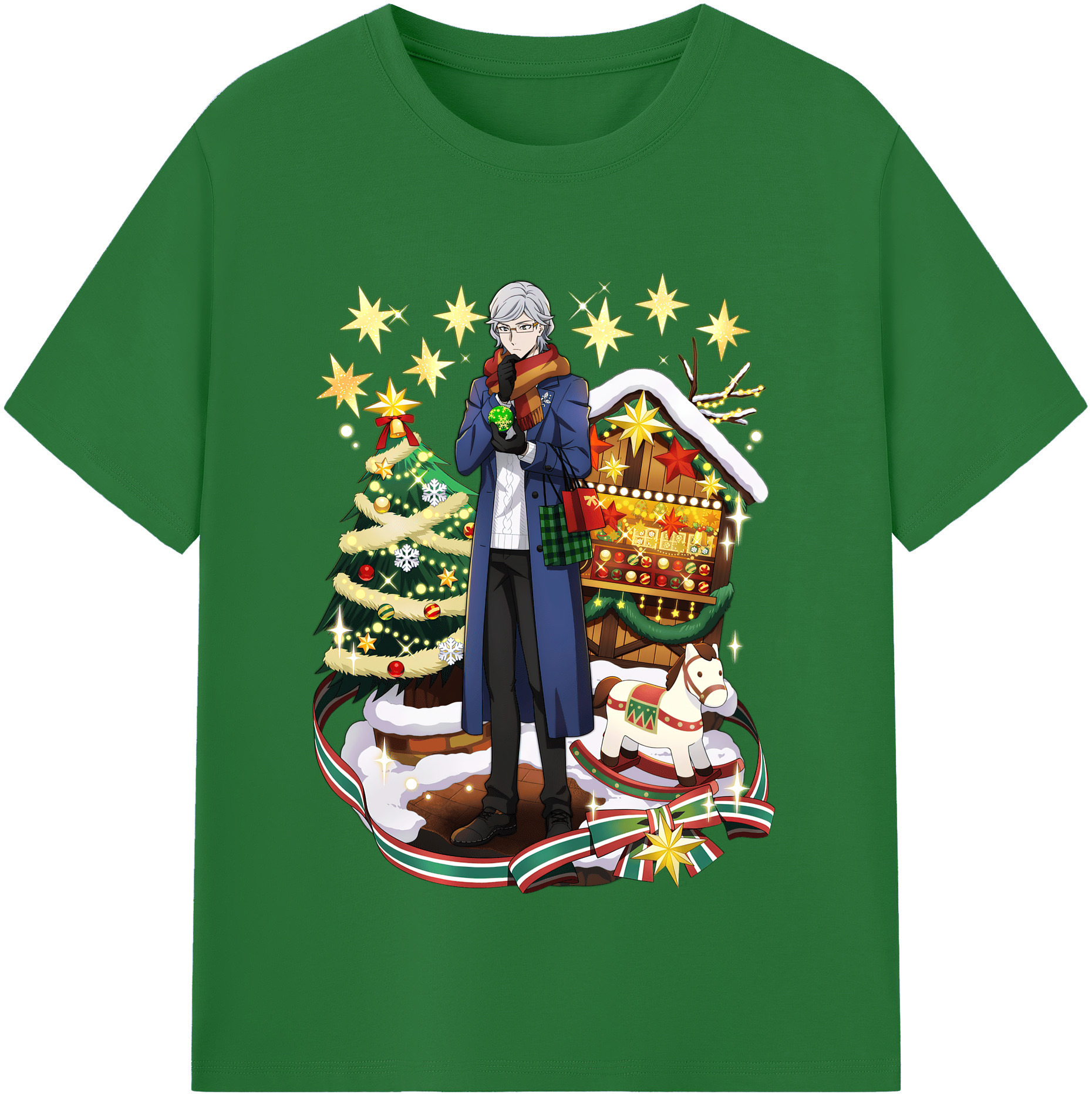 （画像用） 文豪ストレイドッグス Bungo Stray Dogs 綿100％半袖Tシャツ（フロントプリント）