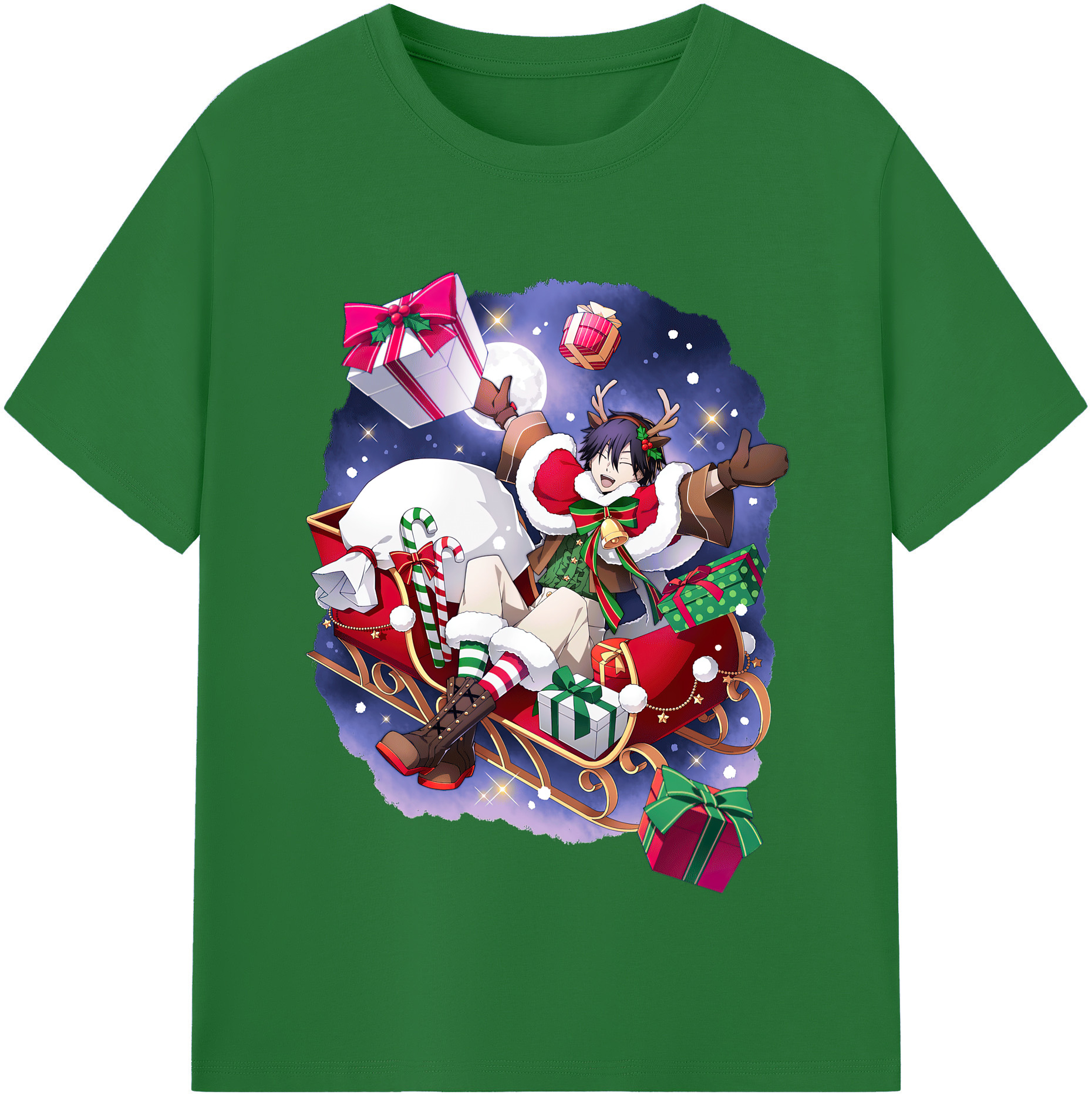 （画像用） 文豪ストレイドッグス Bungo Stray Dogs 綿100％半袖Tシャツ（フロントプリント）
