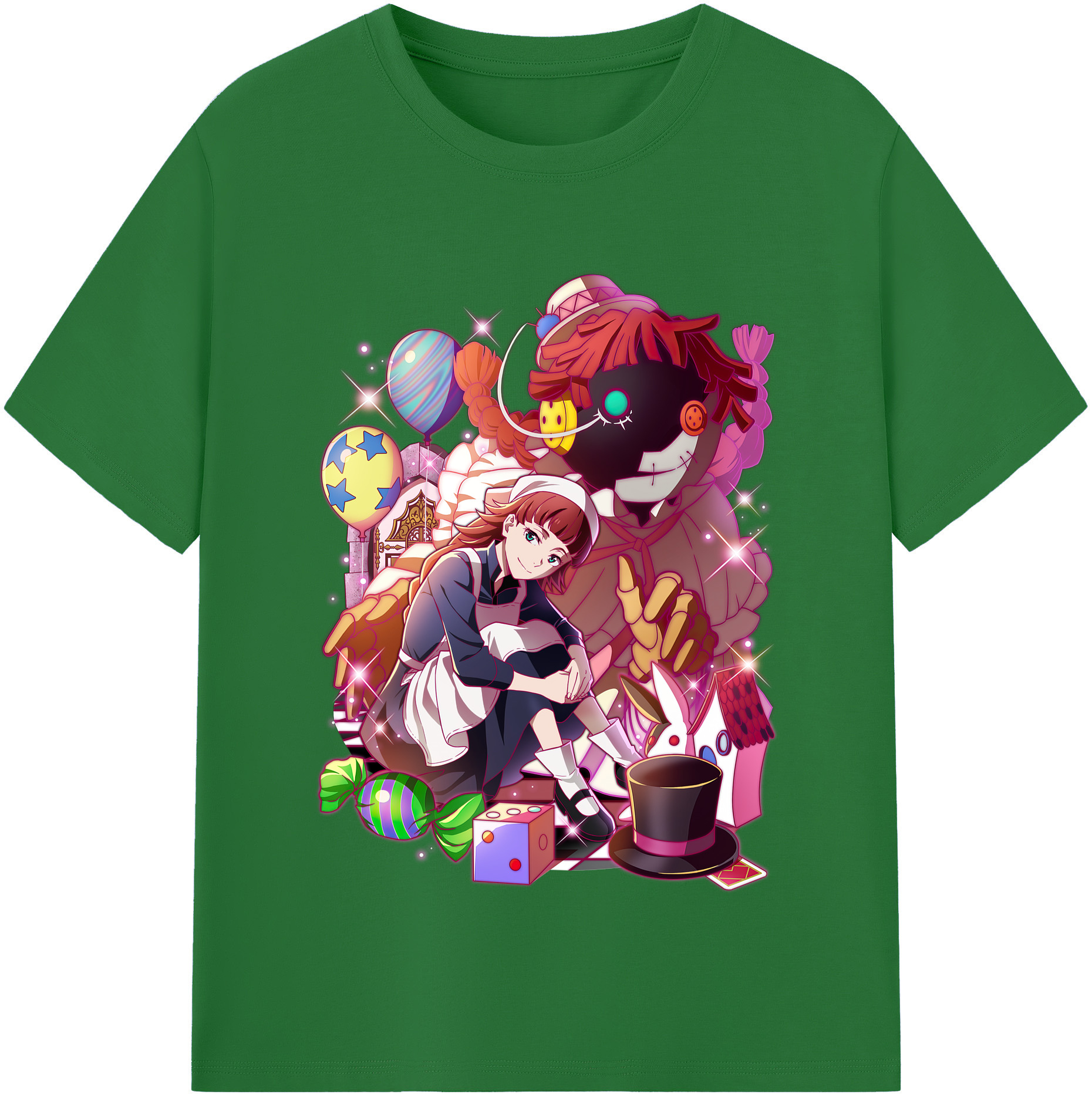 （画像用） 文豪ストレイドッグス Bungo Stray Dogs 綿100％半袖Tシャツ（フロントプリント）