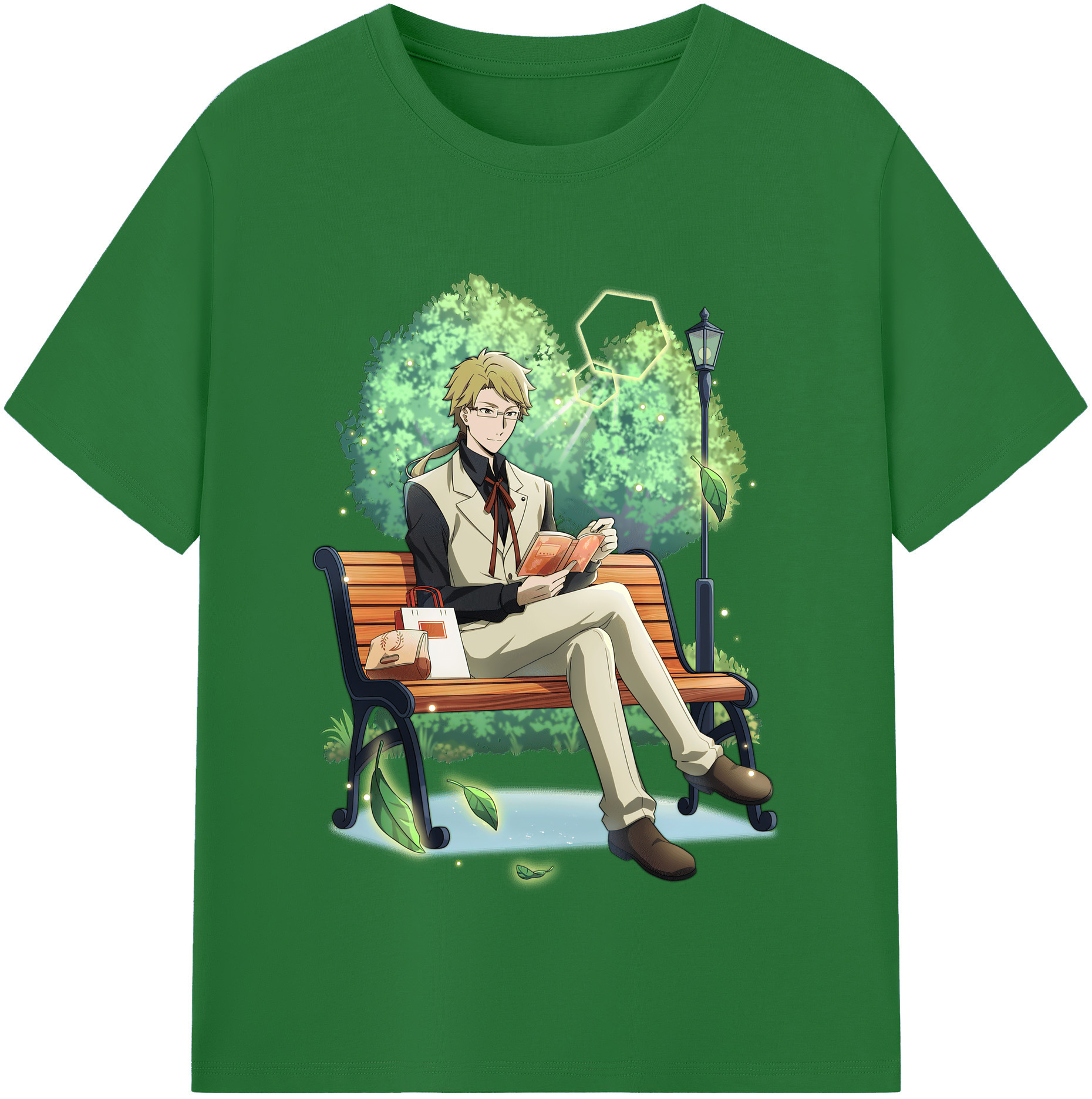 （画像用） 文豪ストレイドッグス Bungo Stray Dogs 綿100％半袖Tシャツ（フロントプリント）