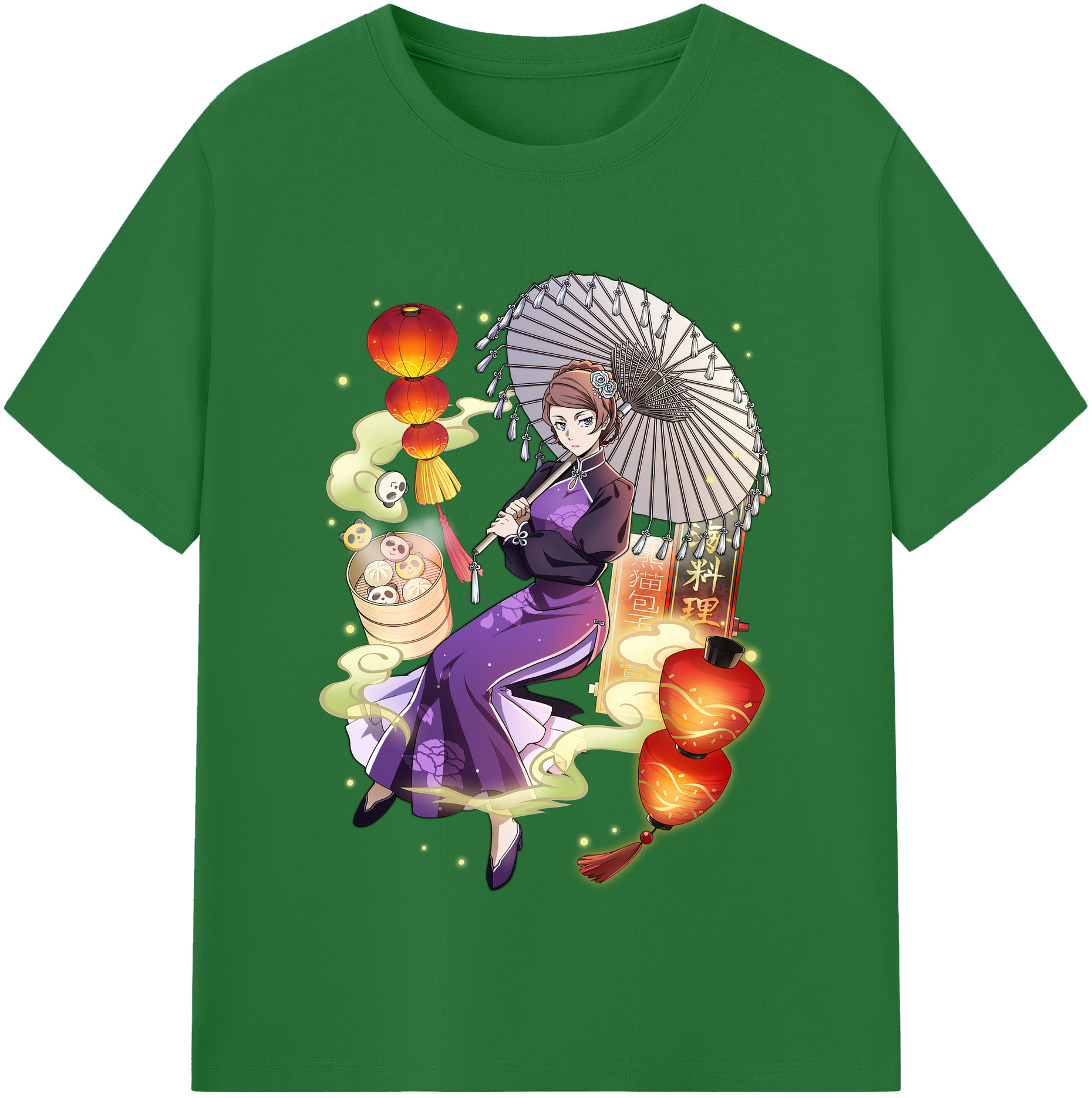 （画像用） 文豪ストレイドッグス Bungo Stray Dogs 綿100％半袖Tシャツ（フロントプリント）