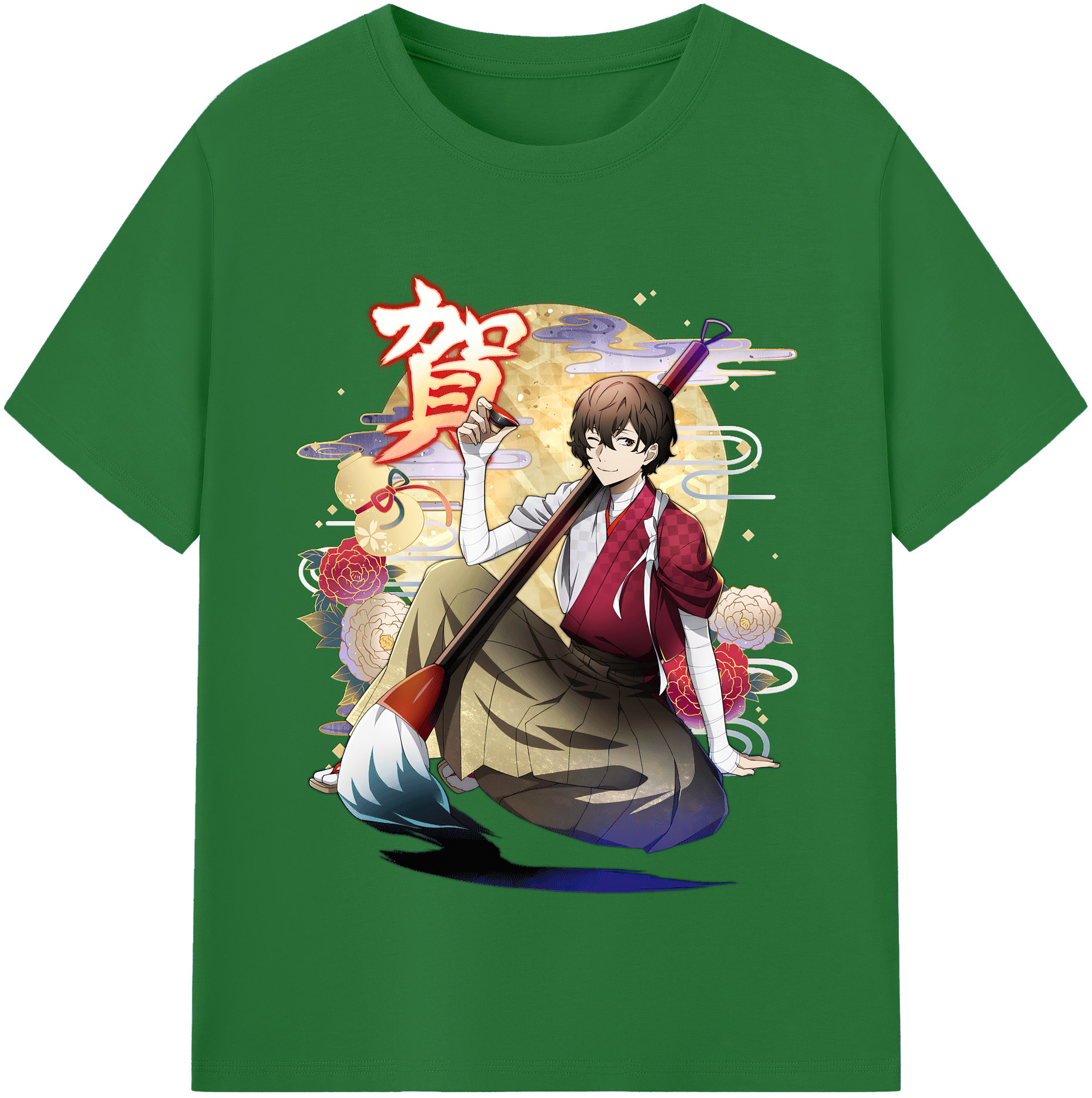 （画像用） 文豪ストレイドッグス Bungo Stray Dogs 綿100％半袖Tシャツ（フロントプリント）