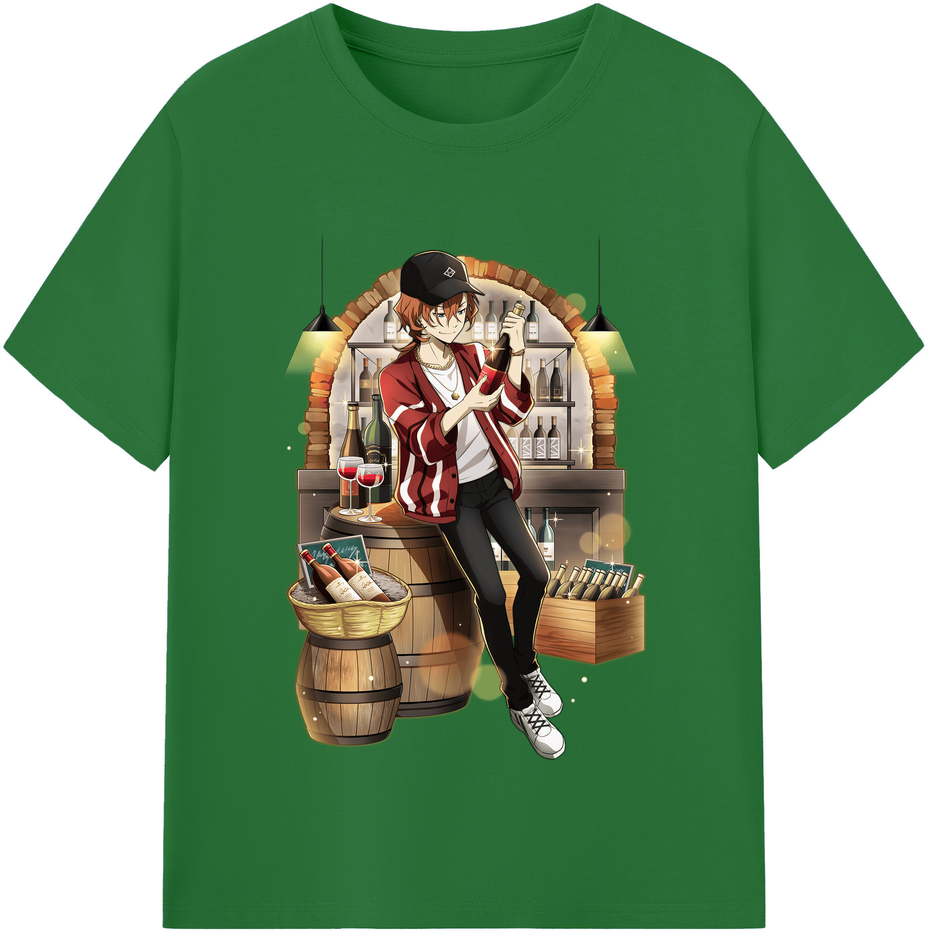 （画像用） 文豪ストレイドッグス Bungo Stray Dogs 綿100％半袖Tシャツ（フロントプリント）