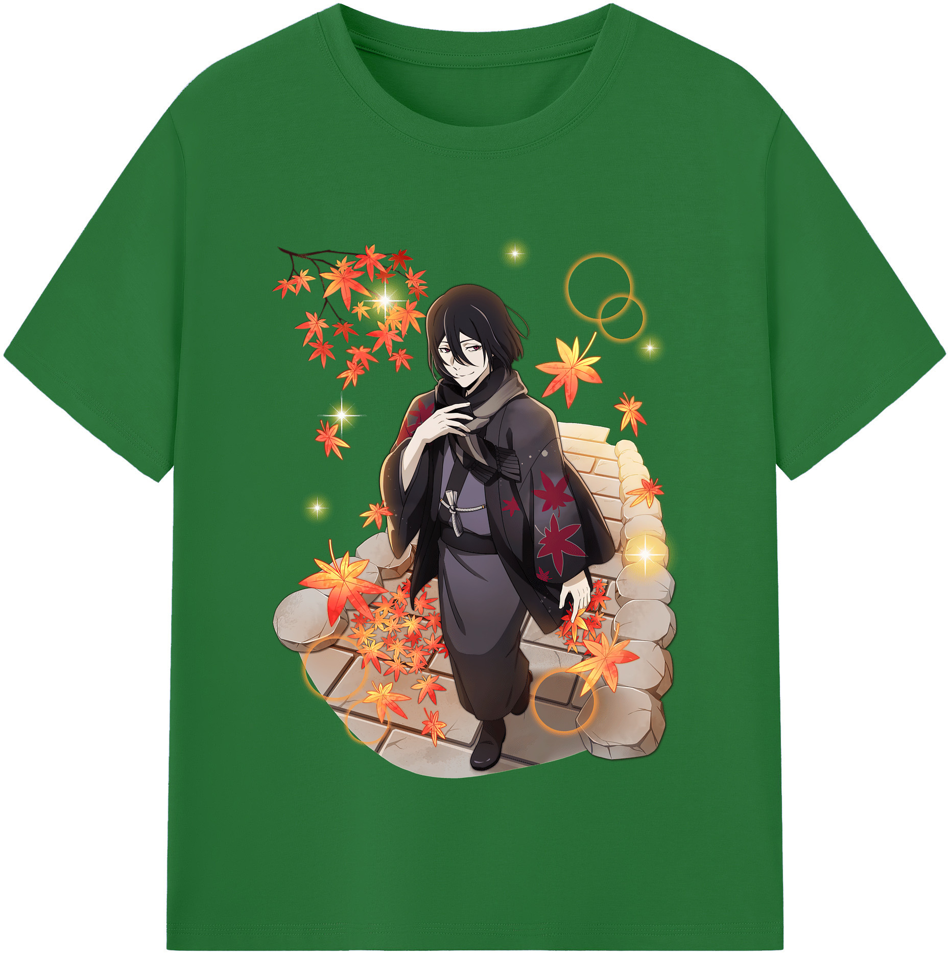 （画像用） 文豪ストレイドッグス Bungo Stray Dogs 綿100％半袖Tシャツ（フロントプリント）