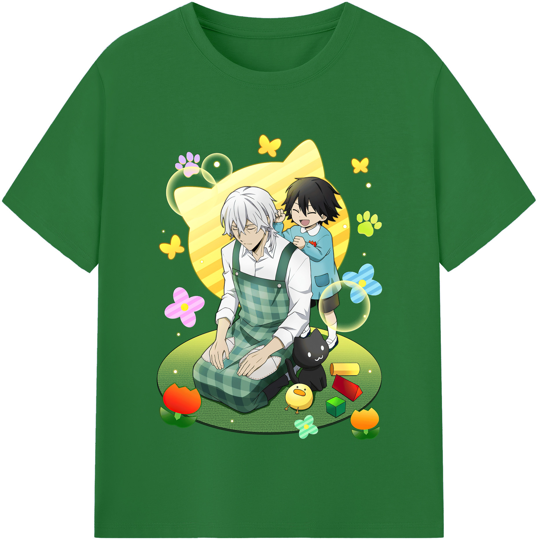 （画像用） 文豪ストレイドッグス Bungo Stray Dogs 綿100％半袖Tシャツ（フロントプリント）