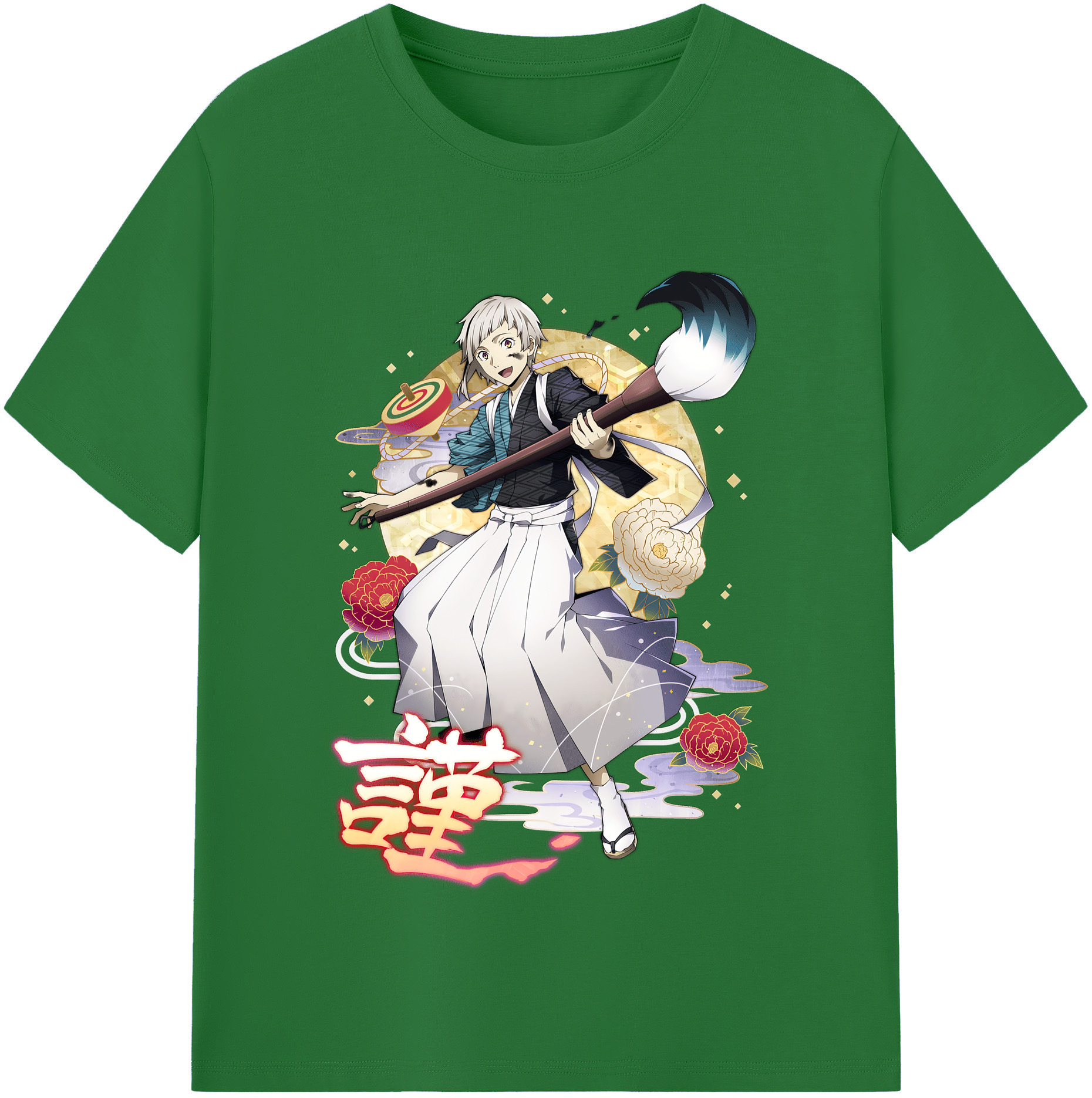 （画像用） 文豪ストレイドッグス Bungo Stray Dogs 綿100％半袖Tシャツ（フロントプリント）