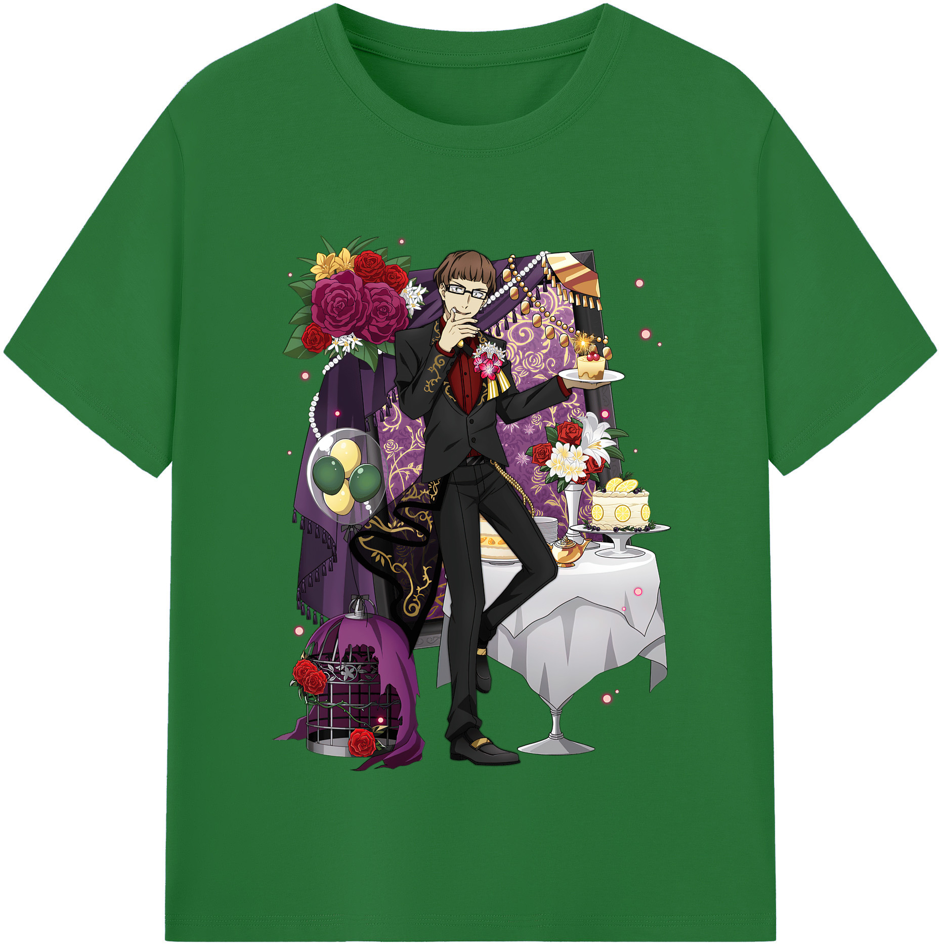 （画像用） 文豪ストレイドッグス Bungo Stray Dogs 綿100％半袖Tシャツ（フロントプリント）