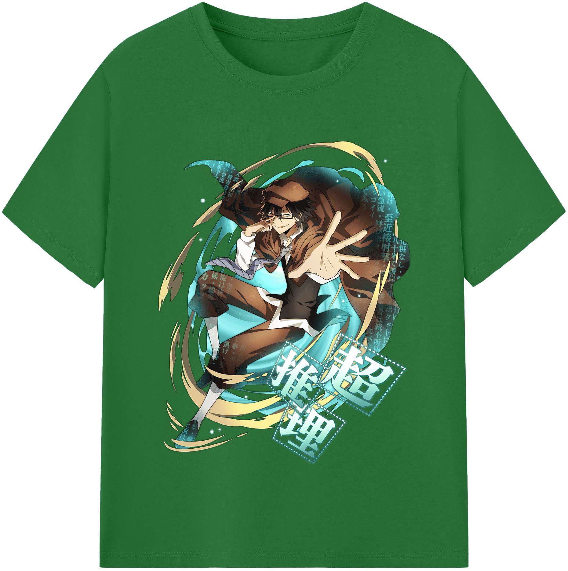 （画像用） 文豪ストレイドッグス Bungo Stray Dogs 綿100％半袖Tシャツ（フロントプリント）