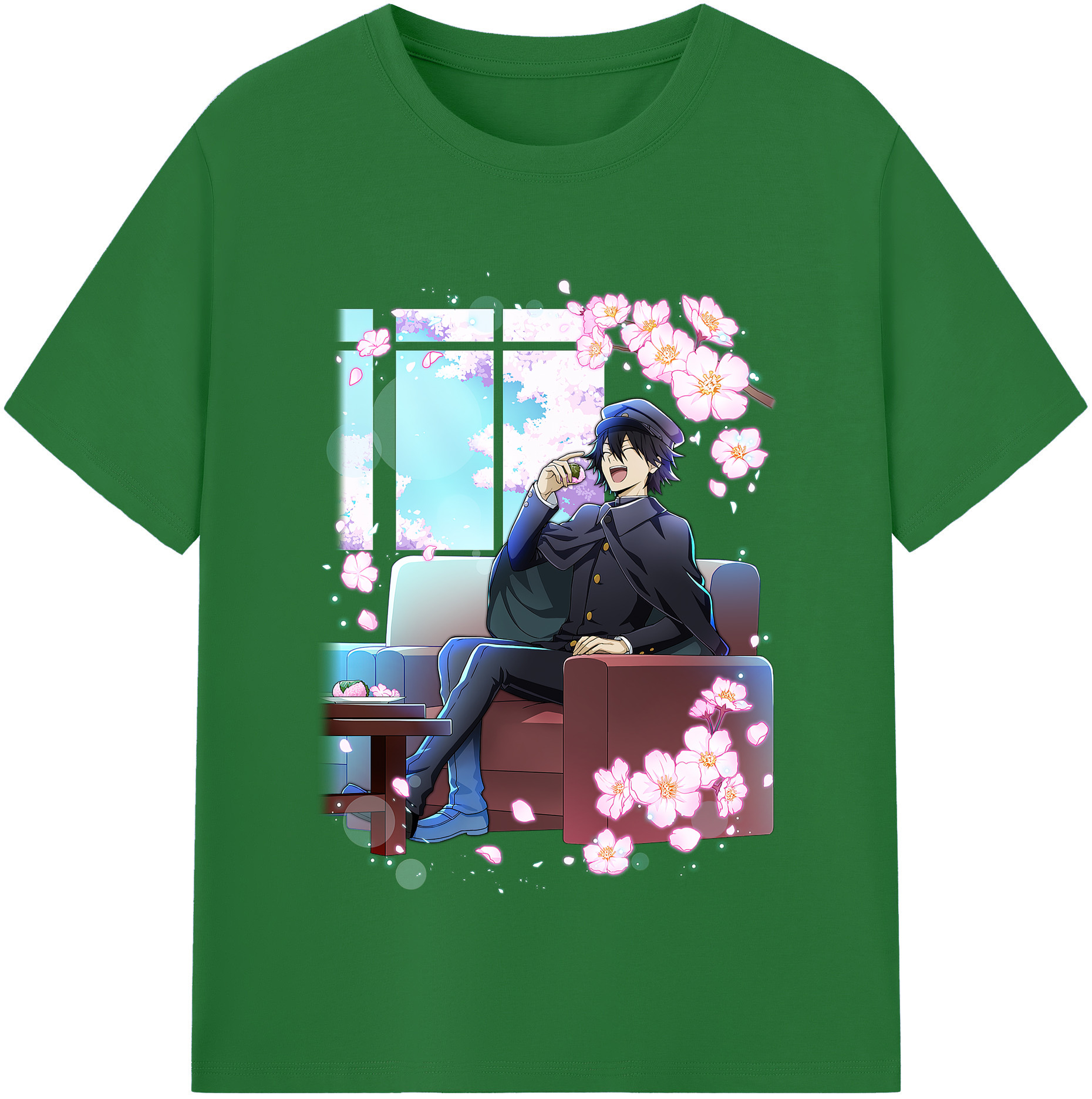 （画像用） 文豪ストレイドッグス Bungo Stray Dogs 綿100％半袖Tシャツ（フロントプリント）