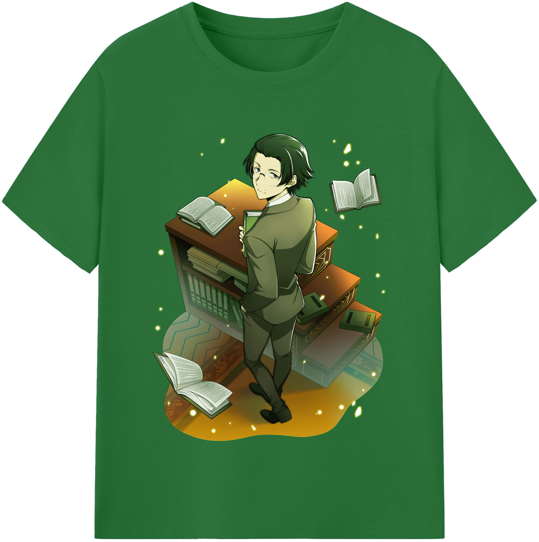 （画像用） 文豪ストレイドッグス Bungo Stray Dogs 綿100％半袖Tシャツ（フロントプリント）