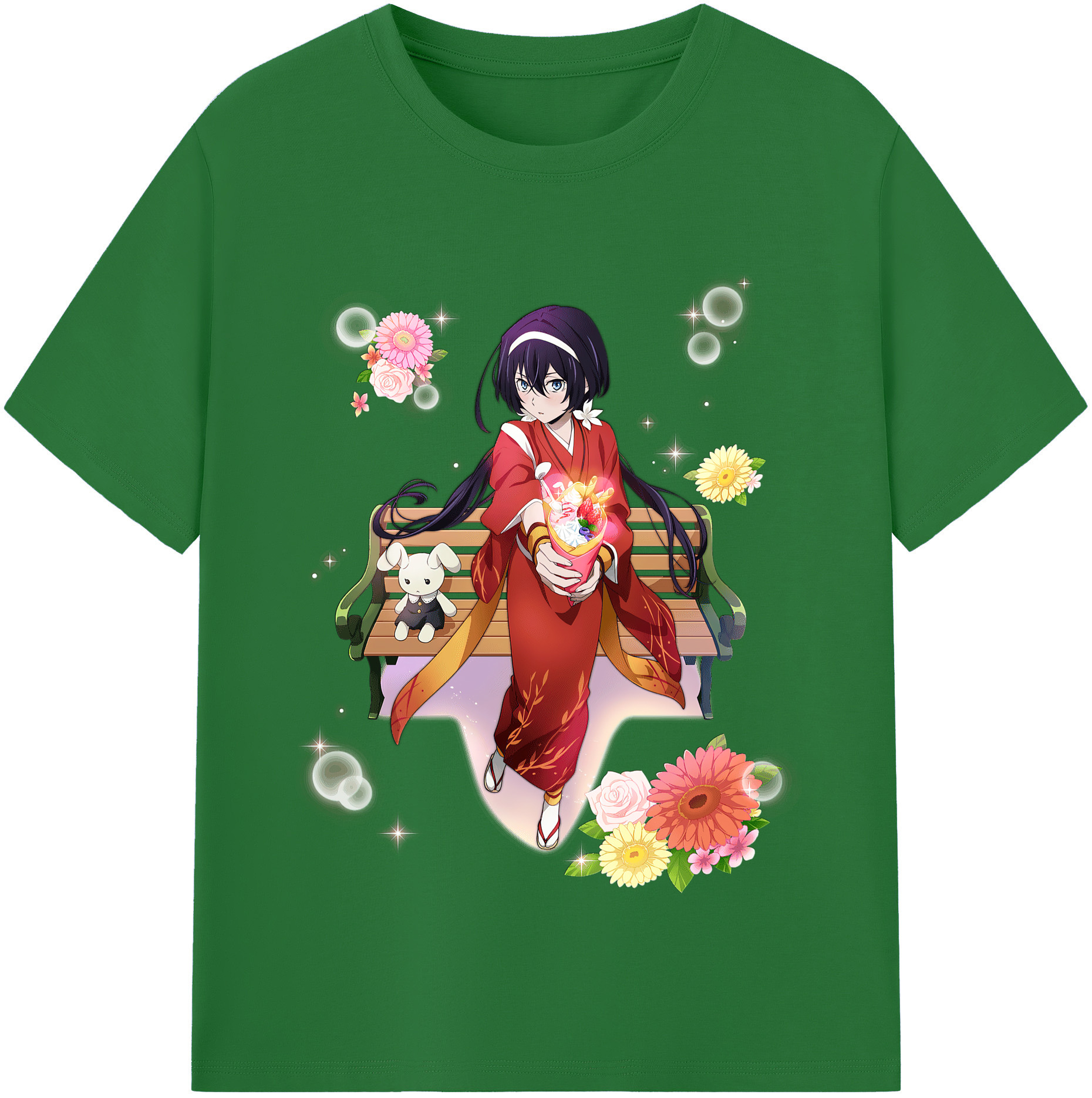 （画像用） 文豪ストレイドッグス Bungo Stray Dogs 綿100％半袖Tシャツ（フロントプリント）