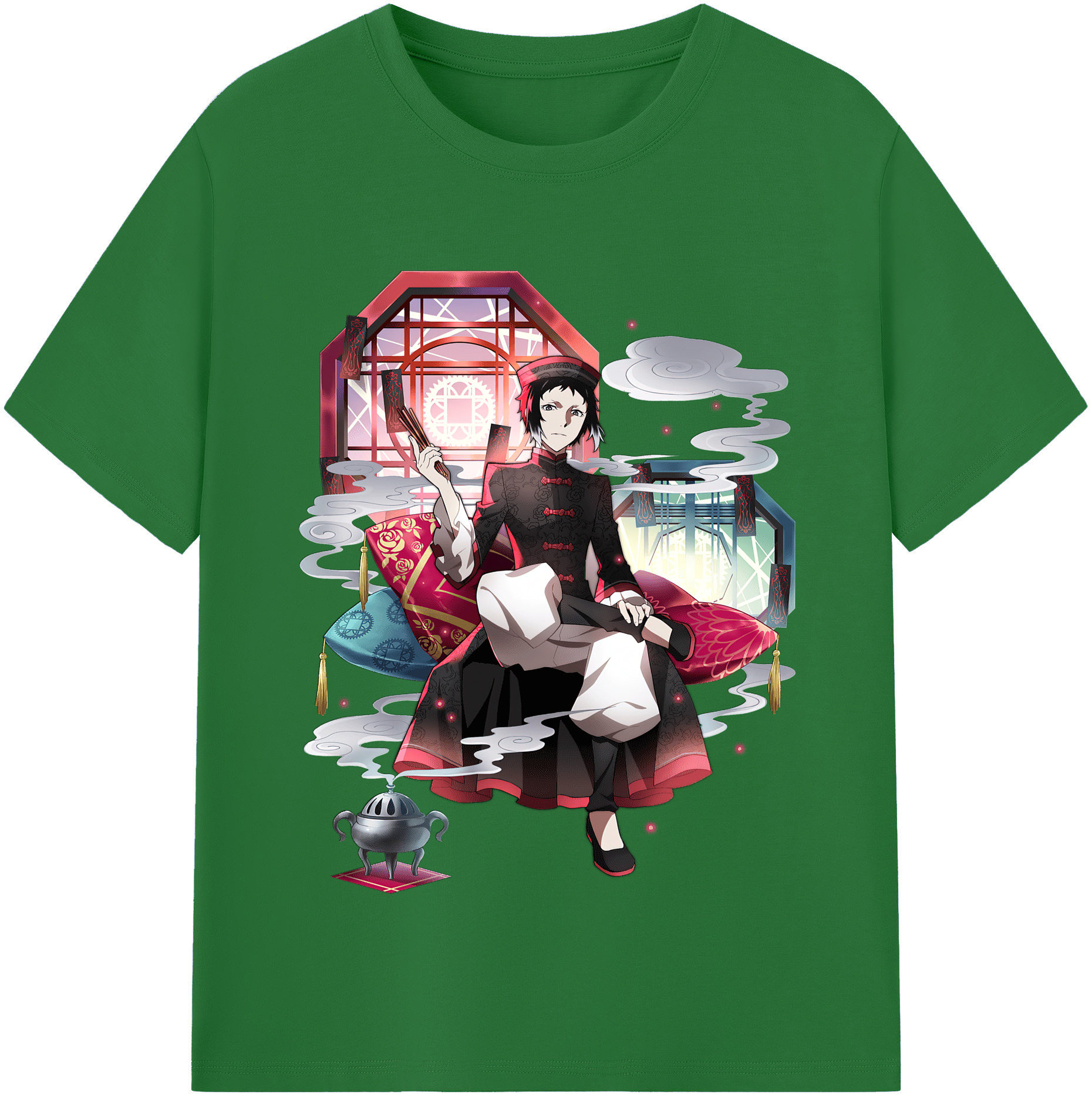 （画像用） 文豪ストレイドッグス Bungo Stray Dogs 綿100％半袖Tシャツ（フロントプリント）