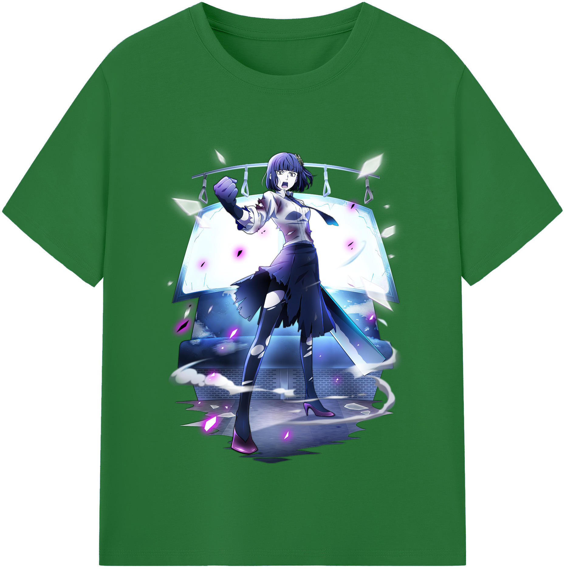 （画像用） 文豪ストレイドッグス Bungo Stray Dogs 綿100％半袖Tシャツ（フロントプリント）