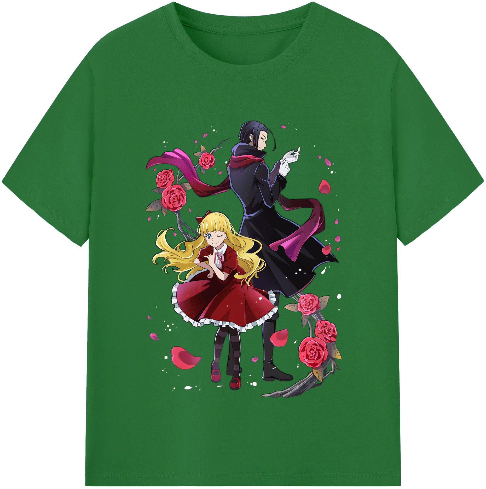 （画像用） 文豪ストレイドッグス Bungo Stray Dogs 綿100％半袖Tシャツ（フロントプリント）